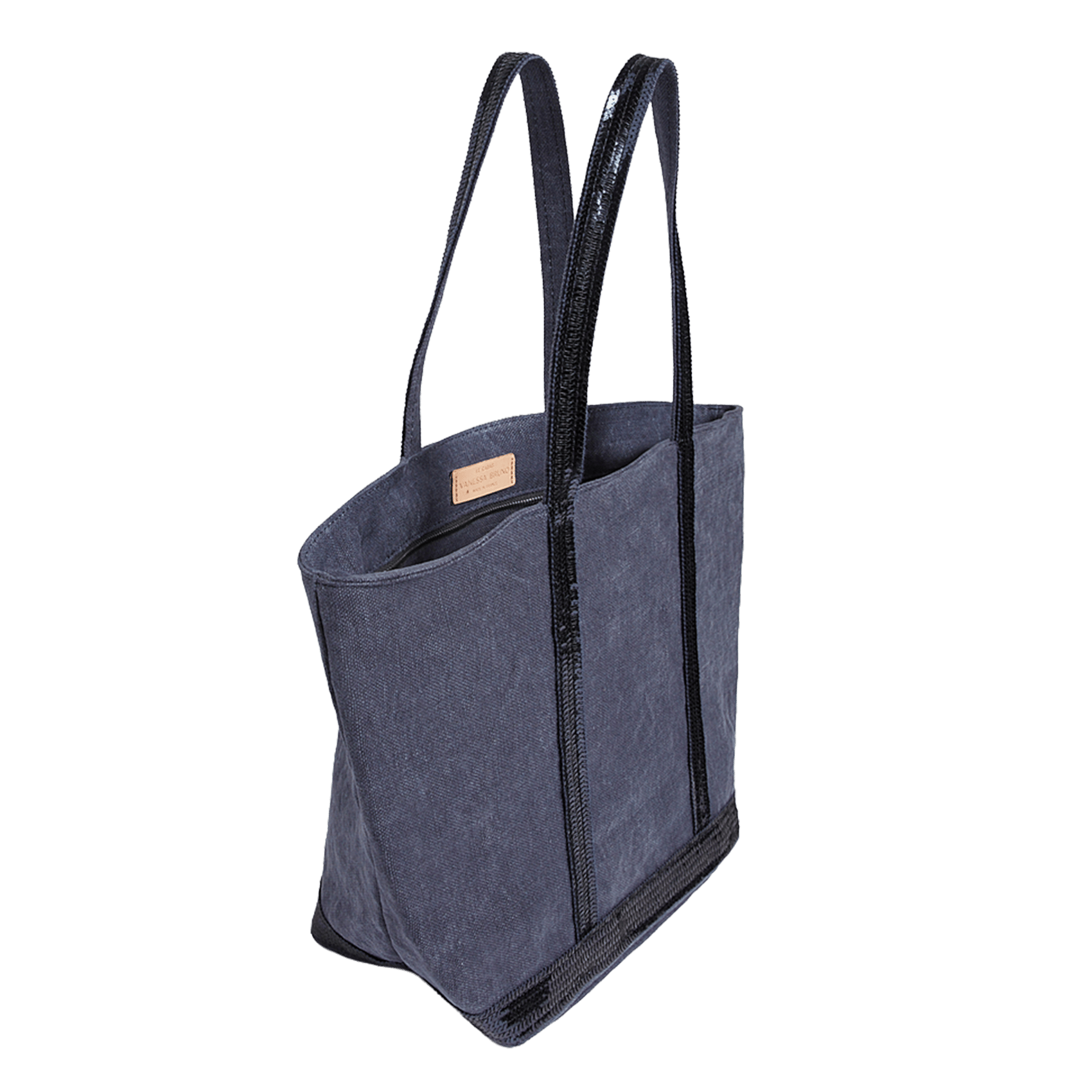 Shopper aus Leinen VANESSA BRUNO Blau