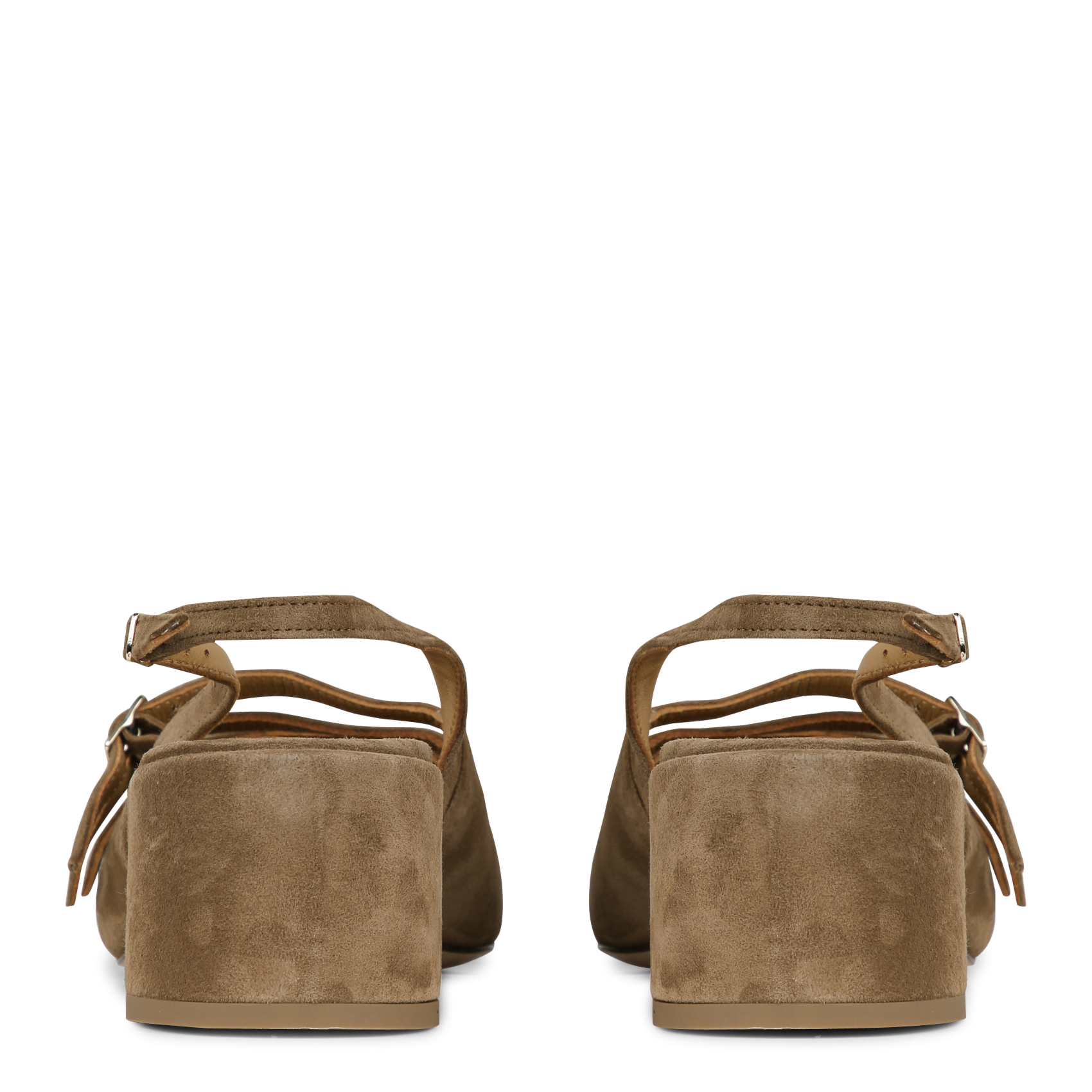Smooth leather Mary Janes | Beige BOCAGE Women