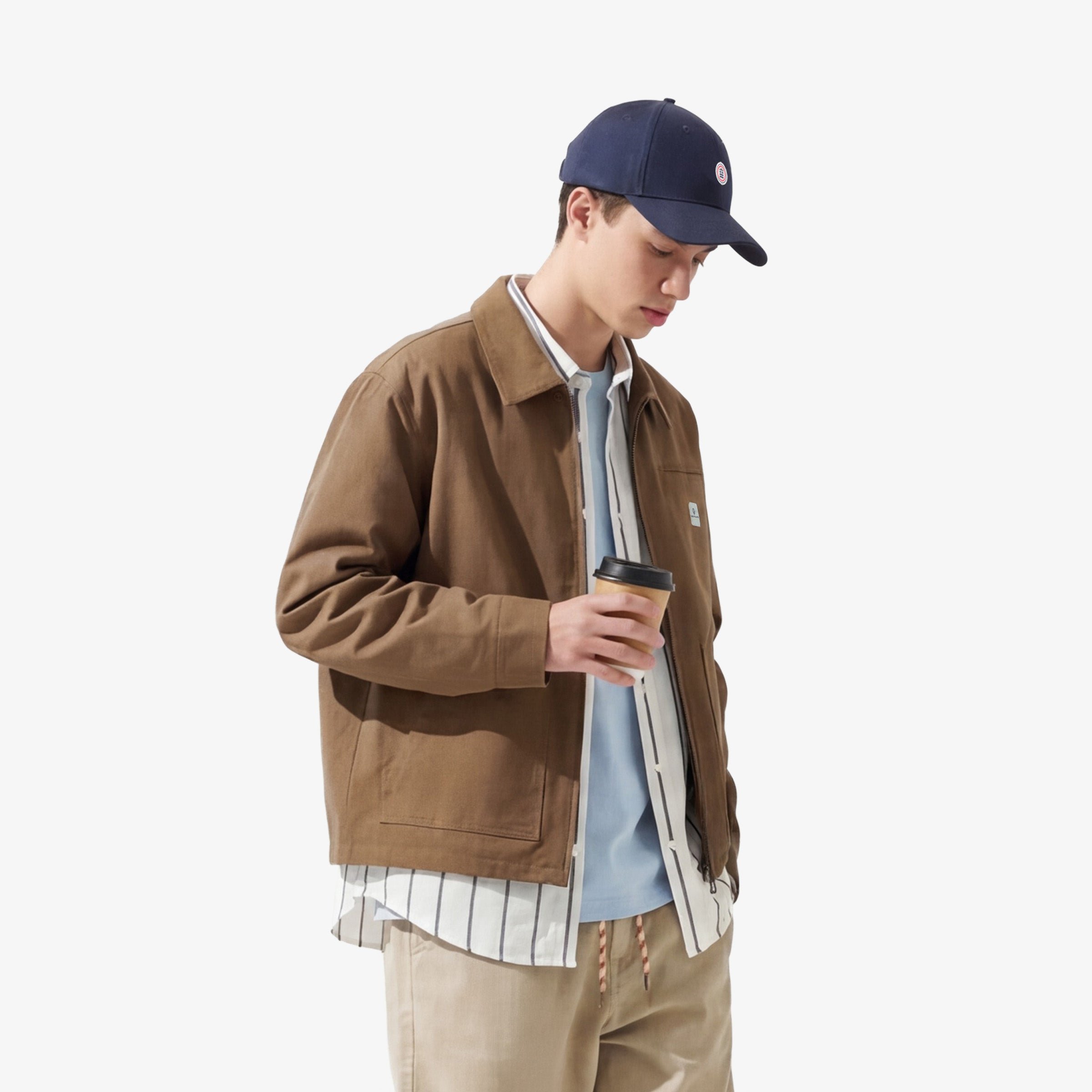 Blouson bi-stretch SERGE BLANCO Beige