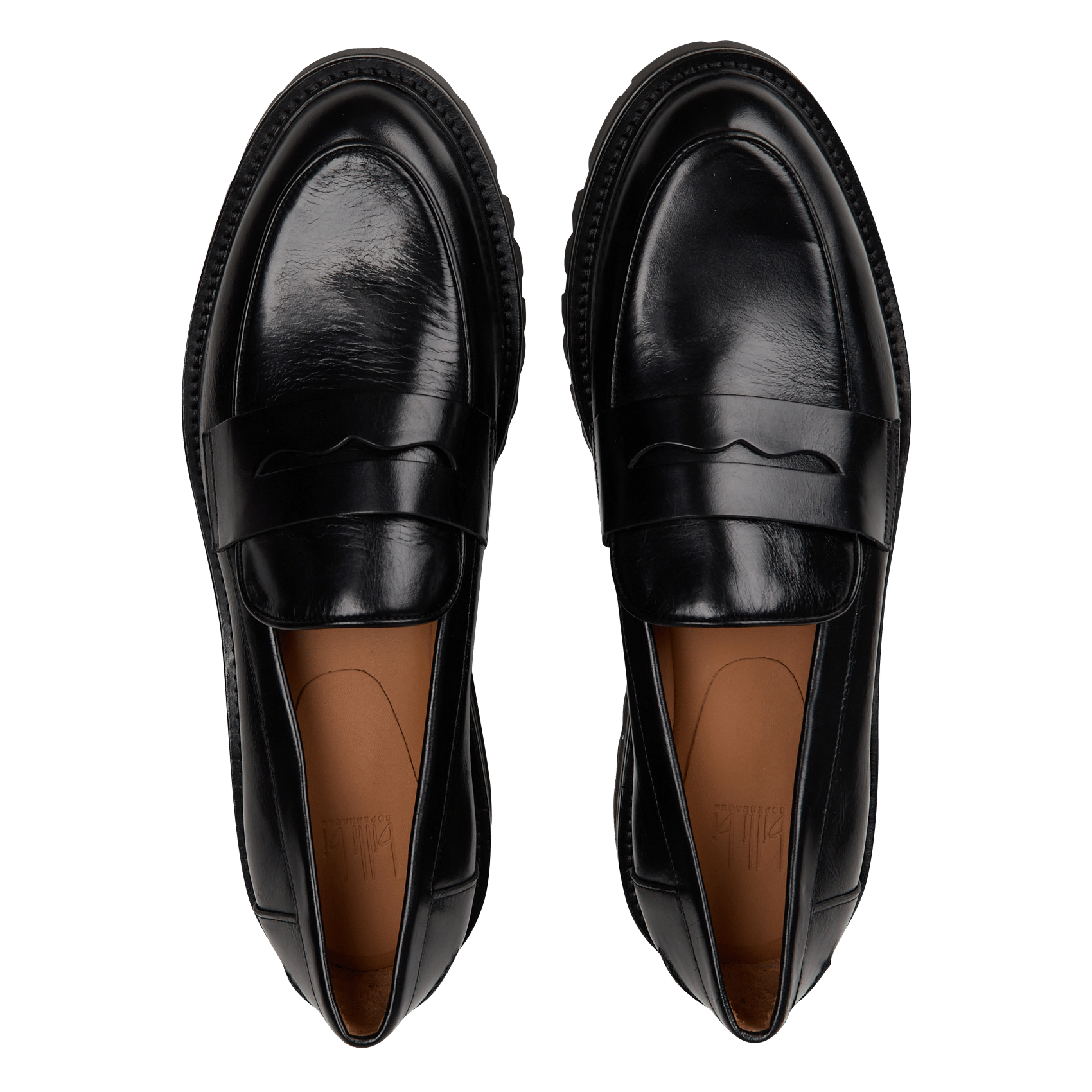 Leather loafers BILLI BI Black