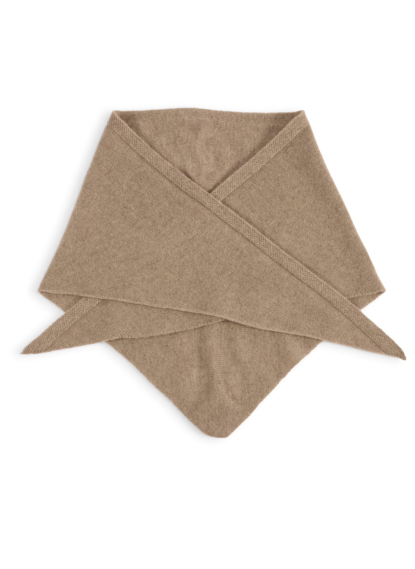 Triangular pointed wool scarf SAISON 1865
