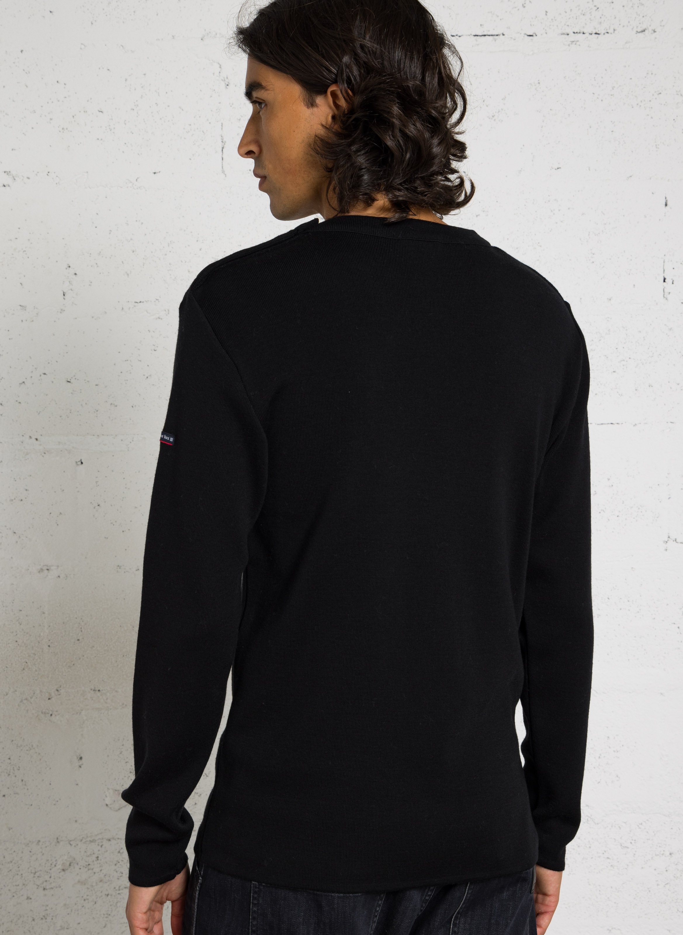 Gerade geschnittener Wollpullover ARMOR LUX Schwarz