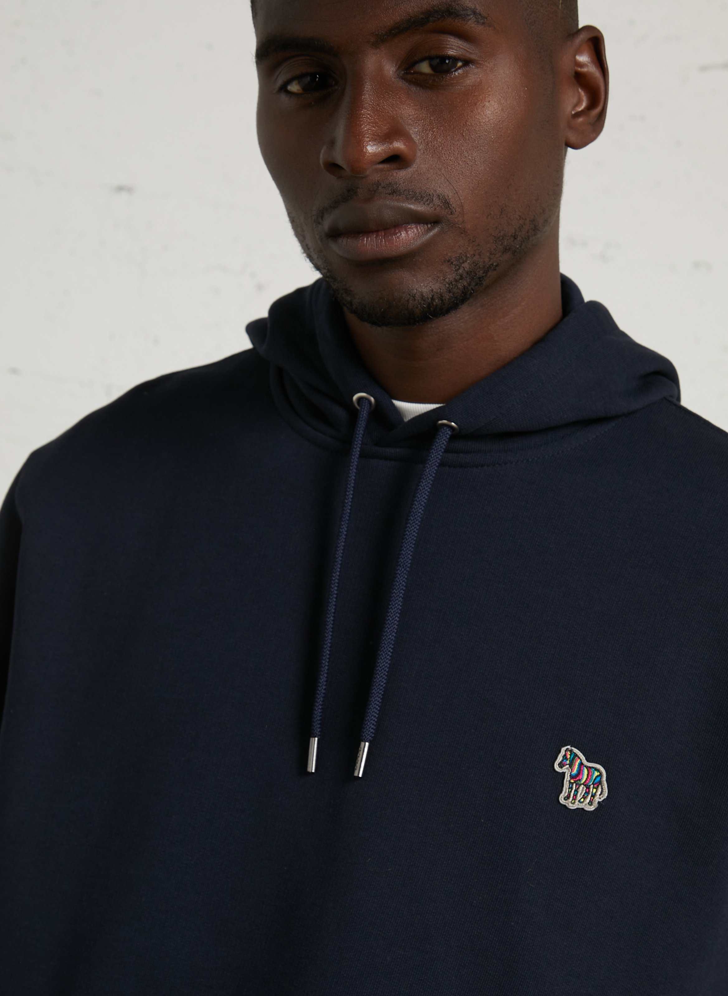 Organic cotton hooded sweatshirt PAUL SMITH Blue