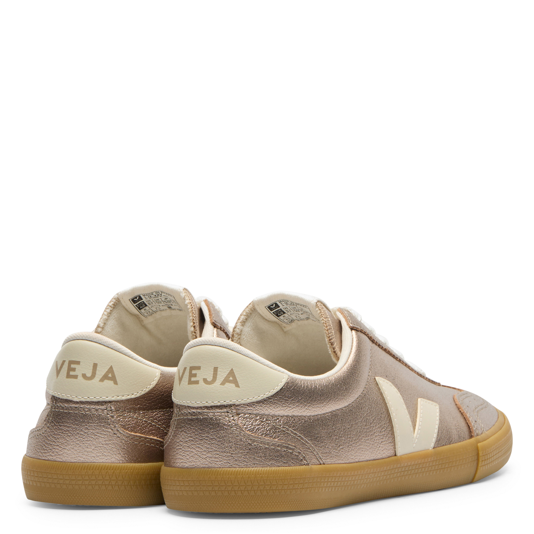 Niedrige Ledersneaker VEJA Golden