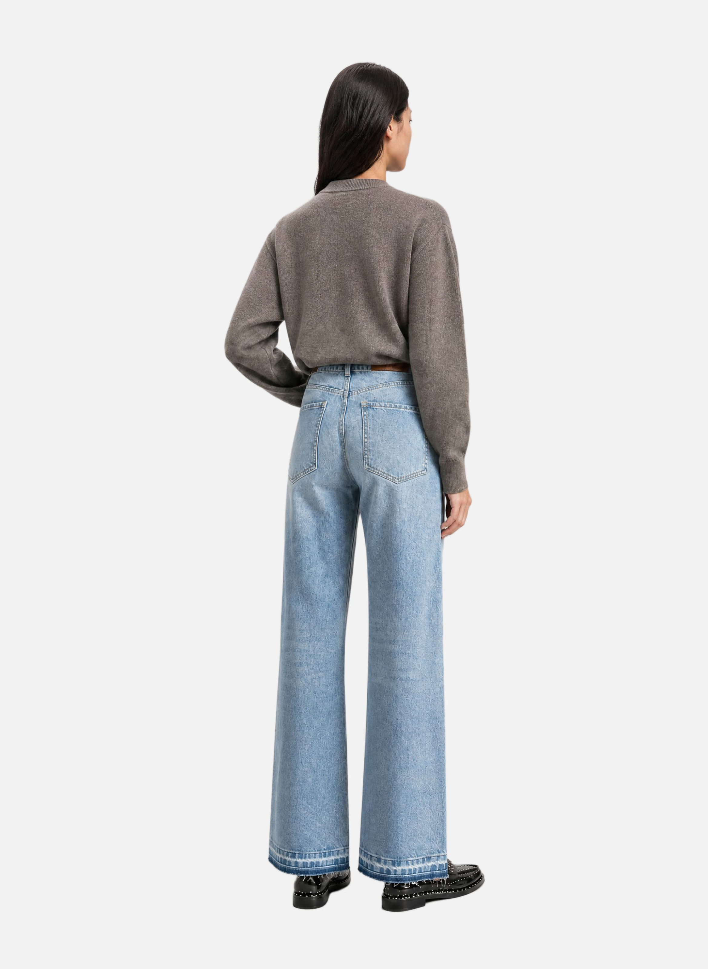 Wool and cashmere sweater THE KOOPLES Brown
