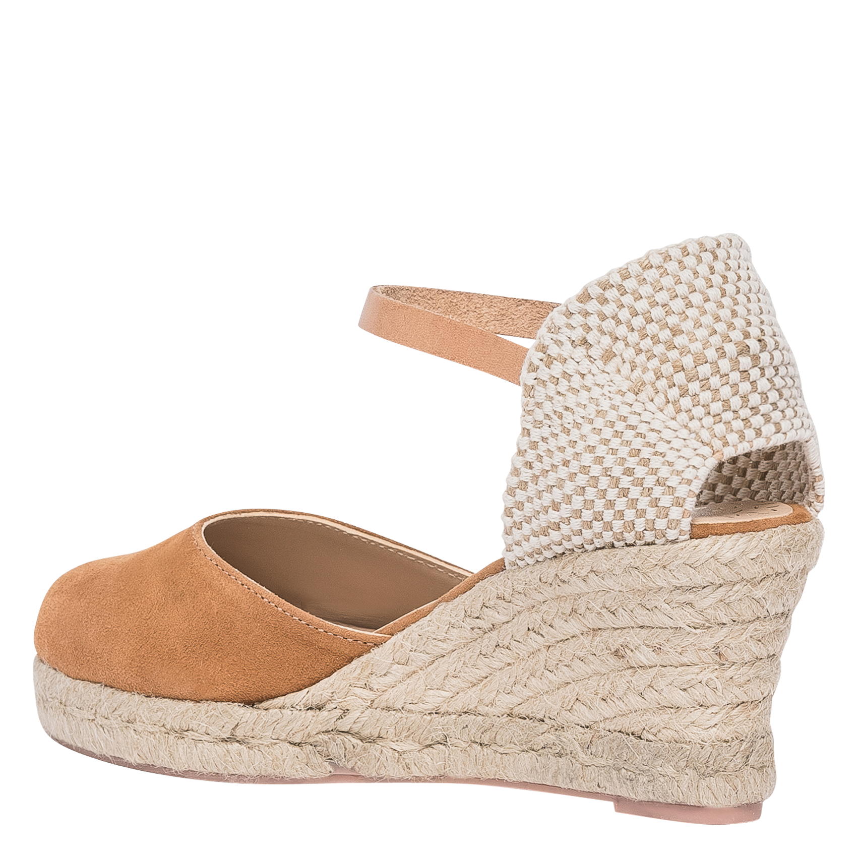 Espadrilles aus Ziegenleder mit Keilabsatz BOCAGE Braun