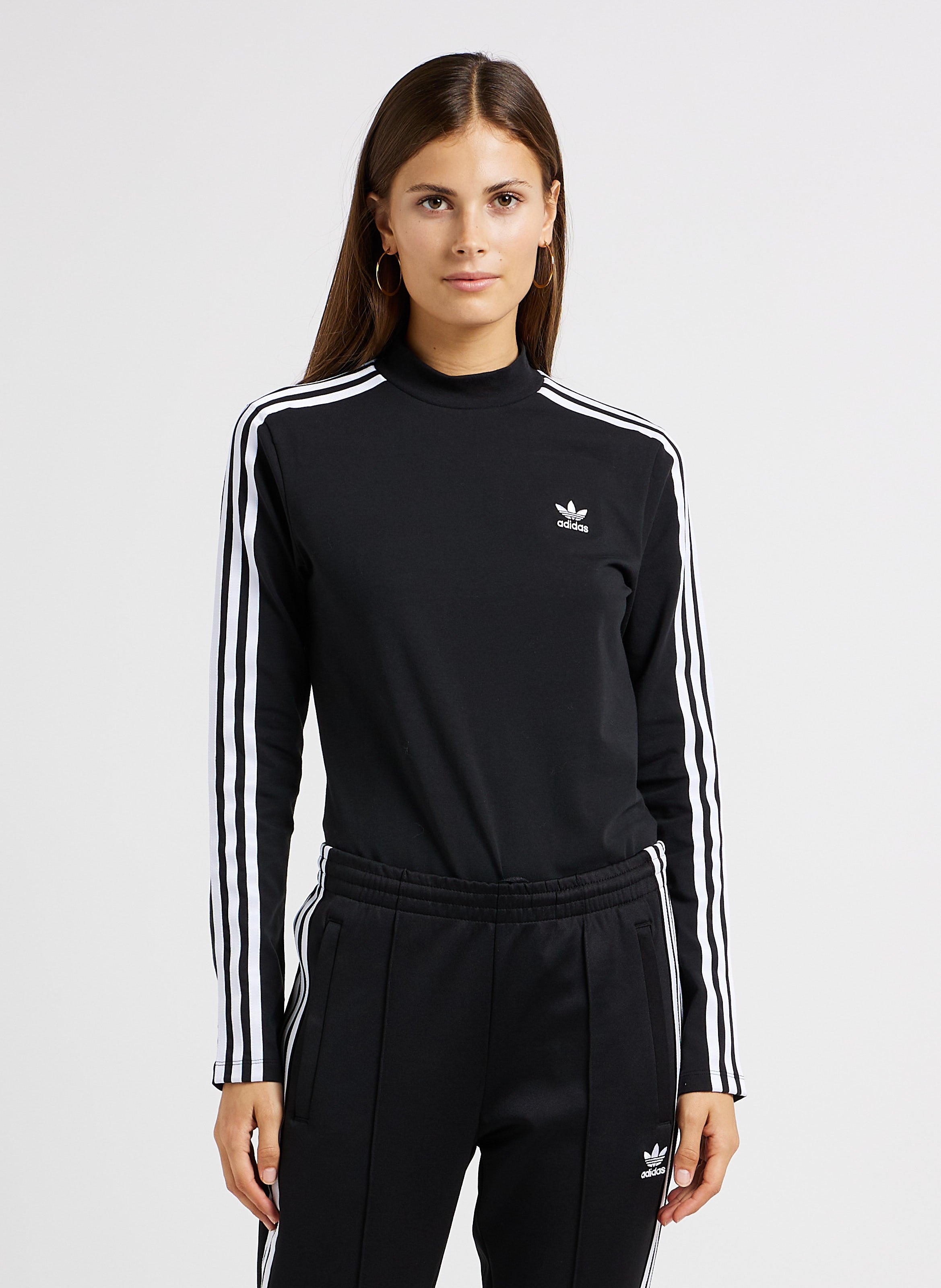 Tee shirt best sale adidas femme noir