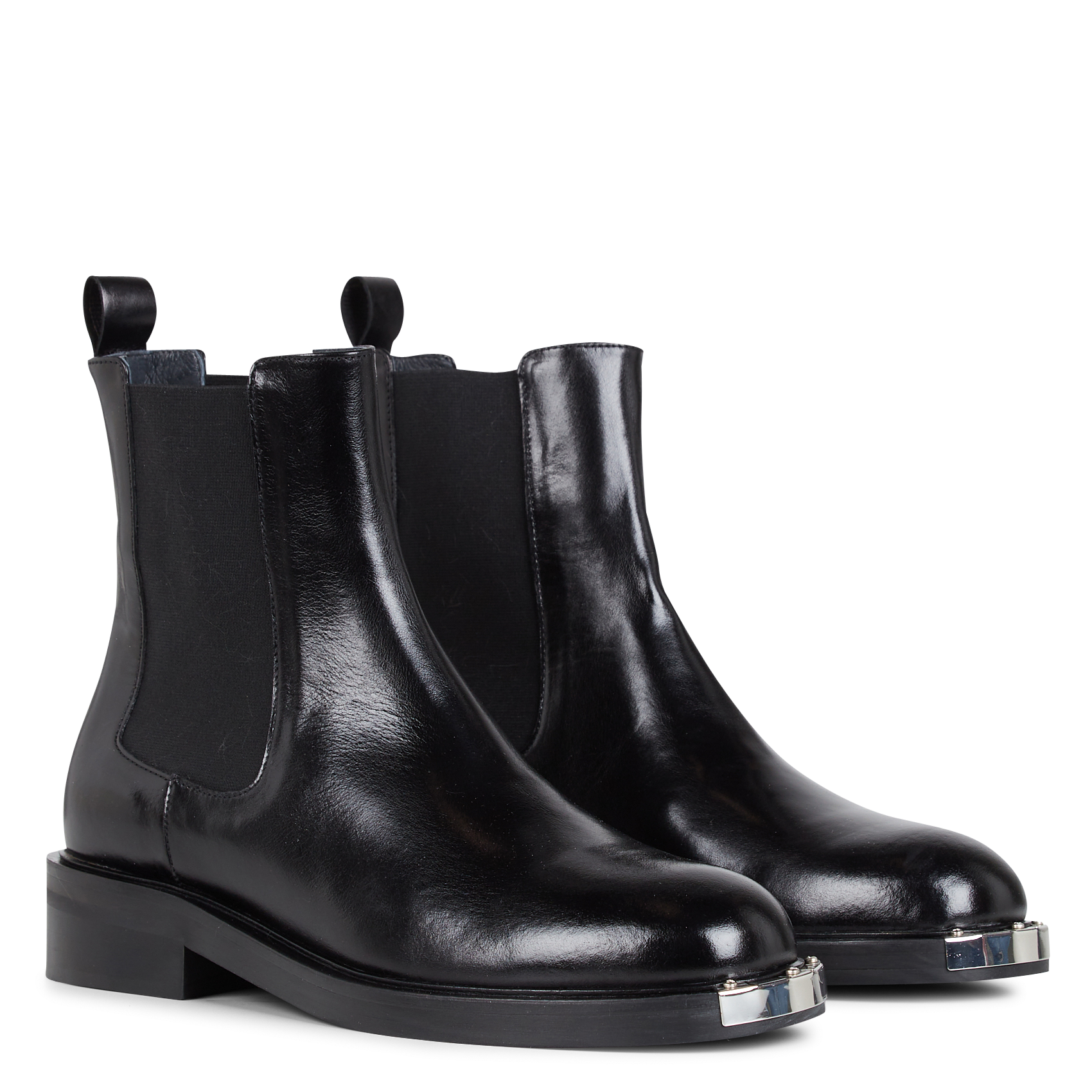 Chelsea Boots Botte Noir CloutÃ© Bottines Cuir Noir CloutÃ©es