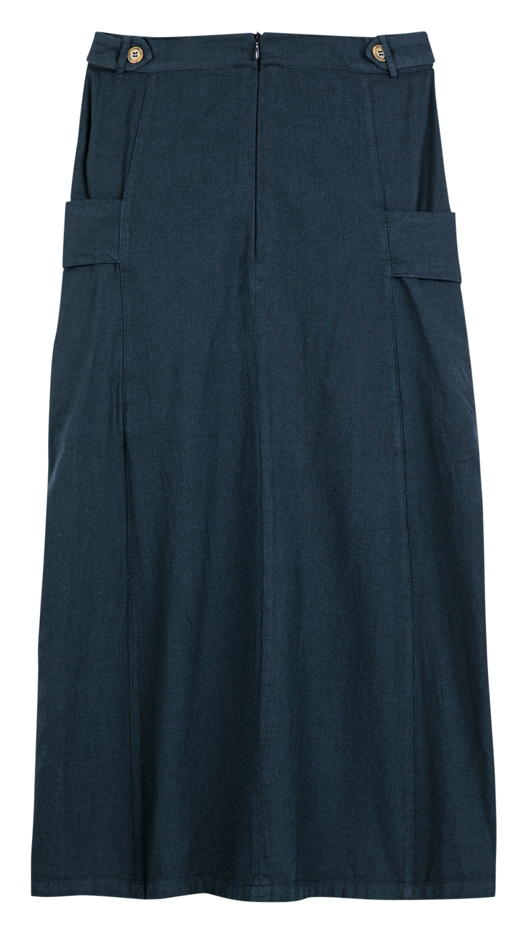 Rechte rok | linnen/katoenblend BOBO CHOSES Blauw