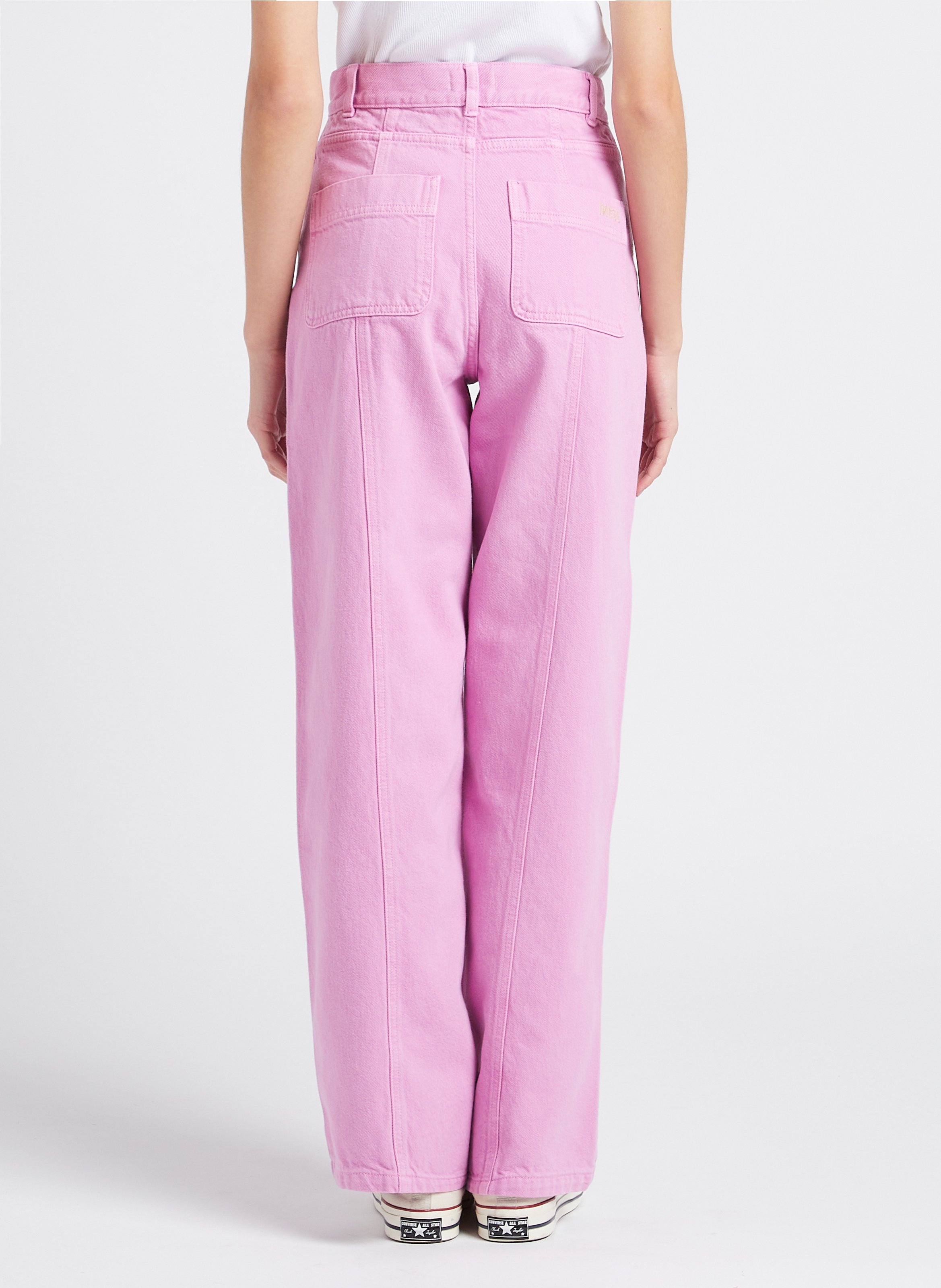 Jean large en coton INDEE Violet