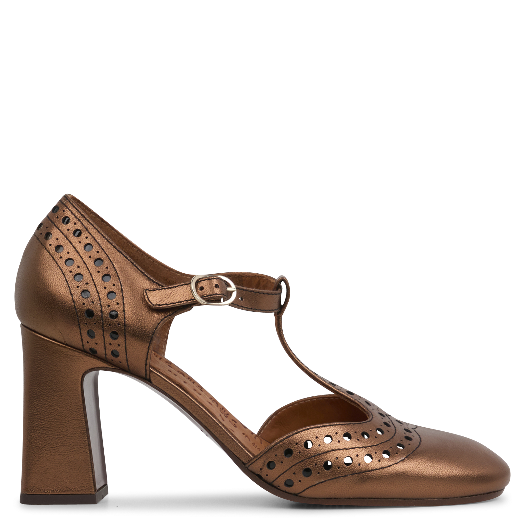Glanzende, leren Mary-Janes CHIE MIHARA Bruin