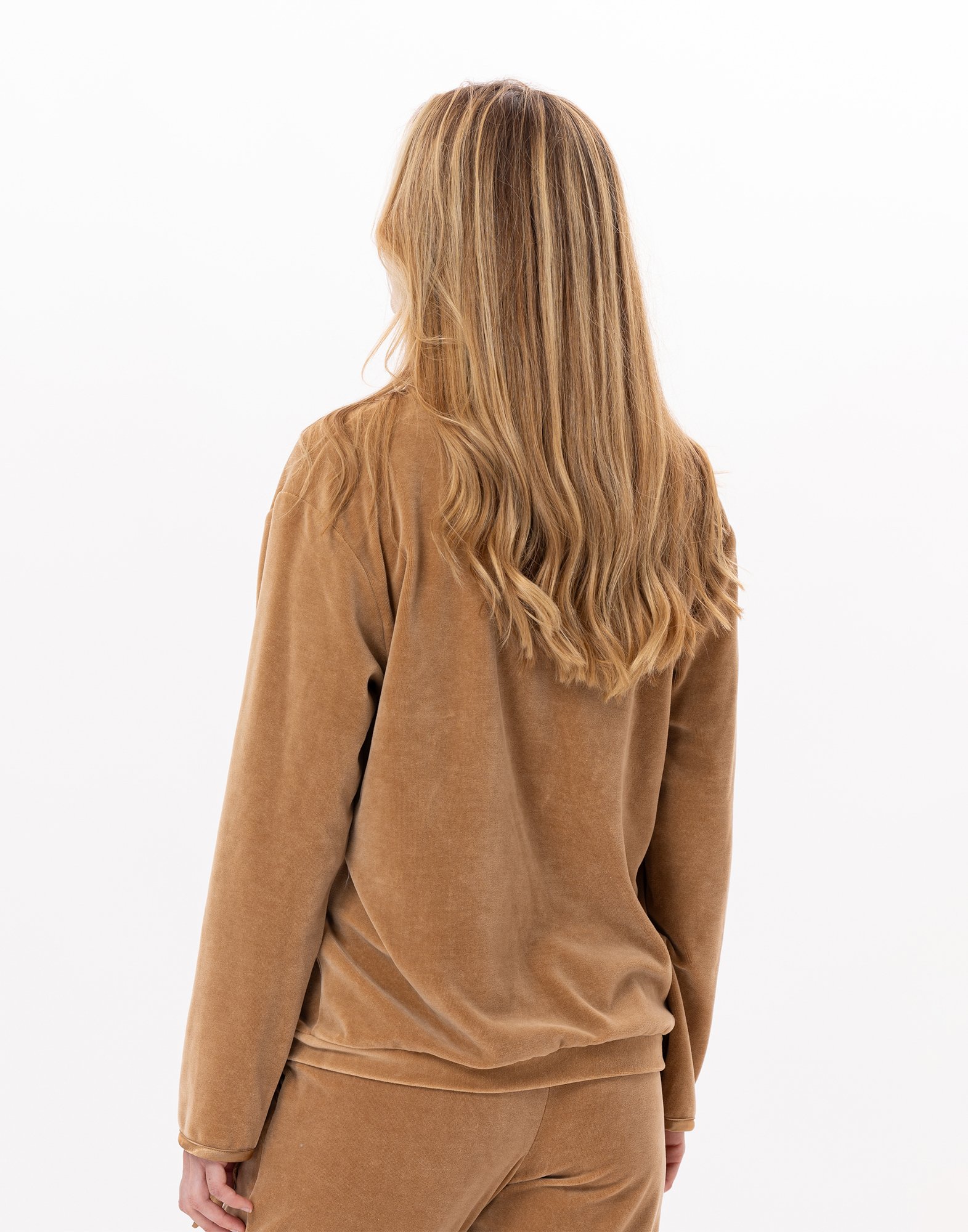 Netleton velvet sweatshirt LE CHAT Golden