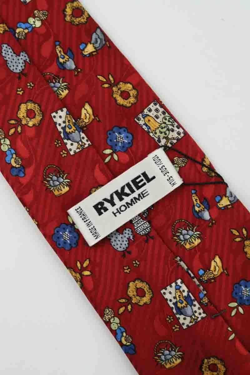 Navelli silk tie SONIA RYKIEL - Seconde Main Red