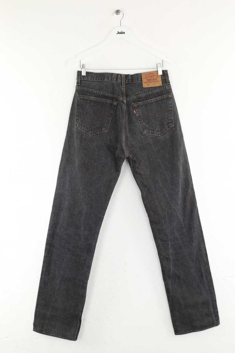 501? straight cotton jeans LEVI'S - Seconde main Black