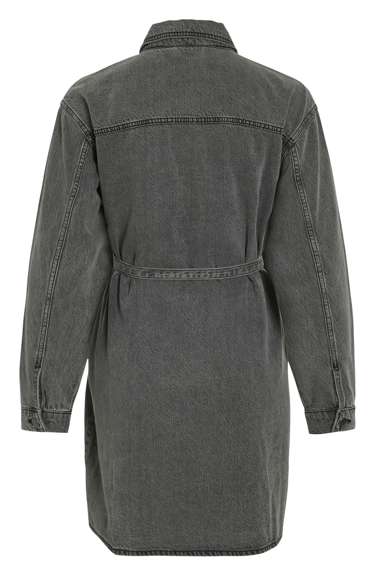 Robe courte col classique VILA Gris