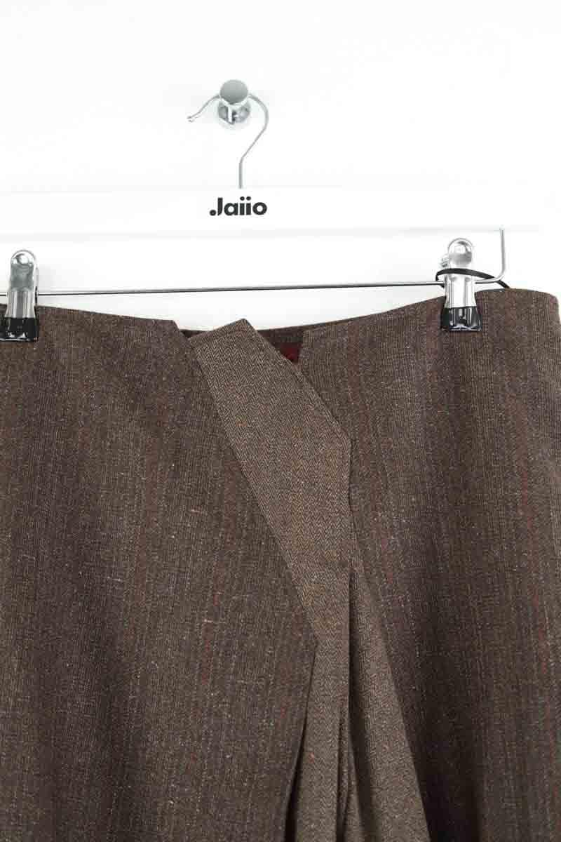 Wool skirt KENZO - SECONDE MAIN Brown