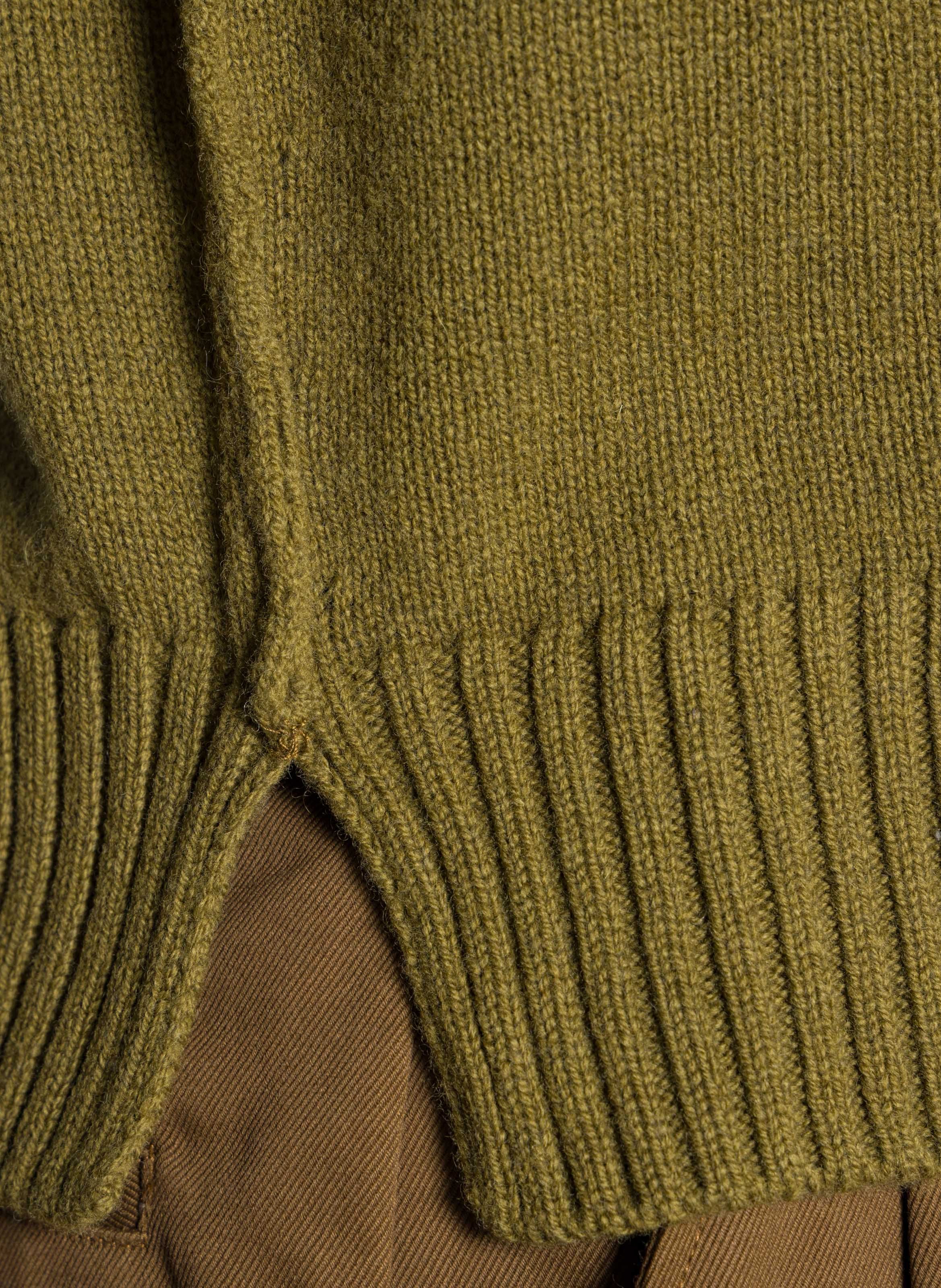 Cardigan col rond droit en laine SOEUR Marron