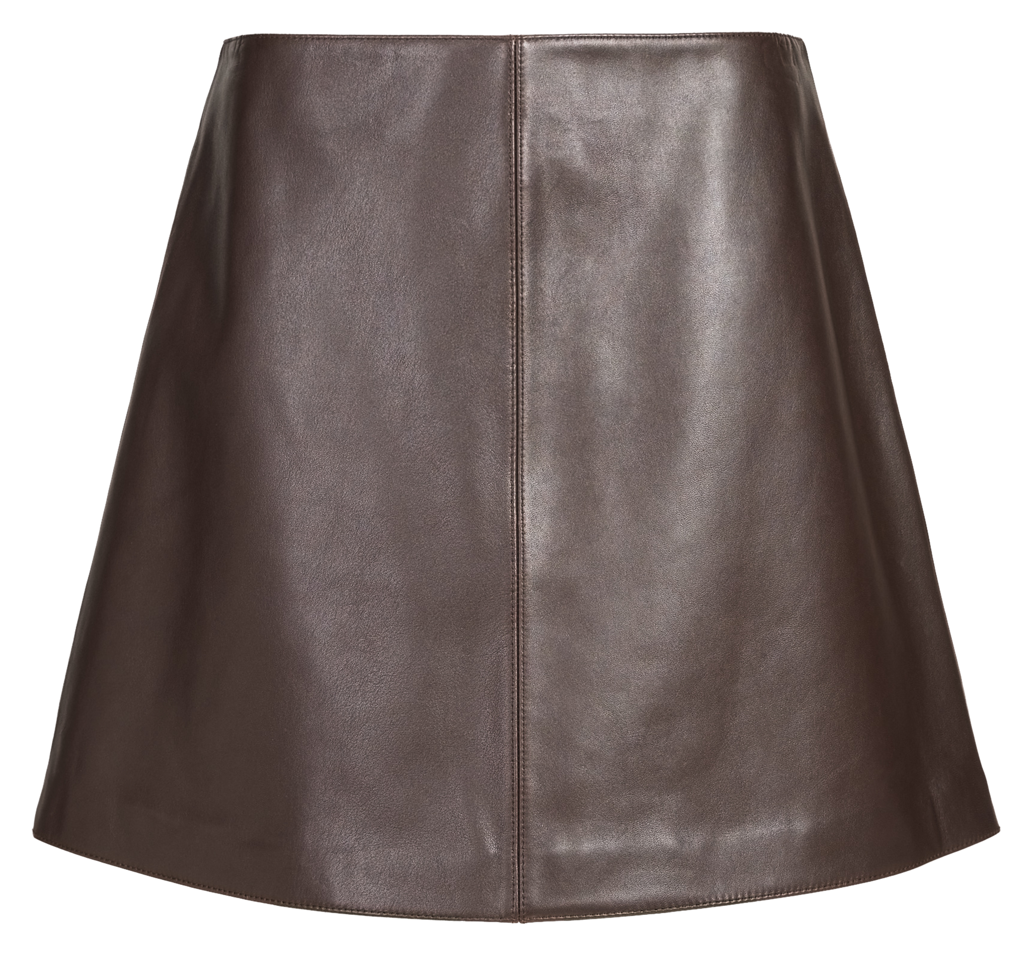 Leather skirt SAISON 1865 Brown
