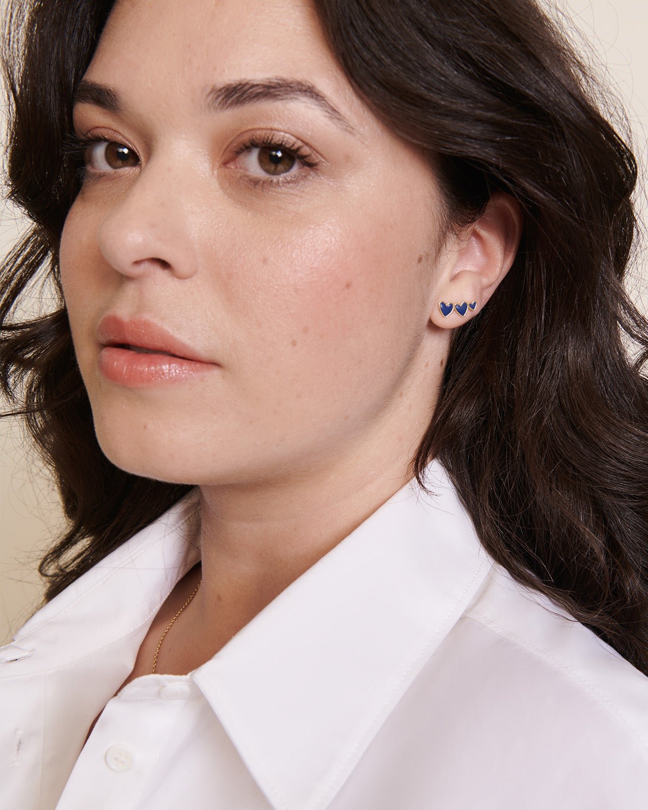 The 3 hearts earrings EMOI EMOI