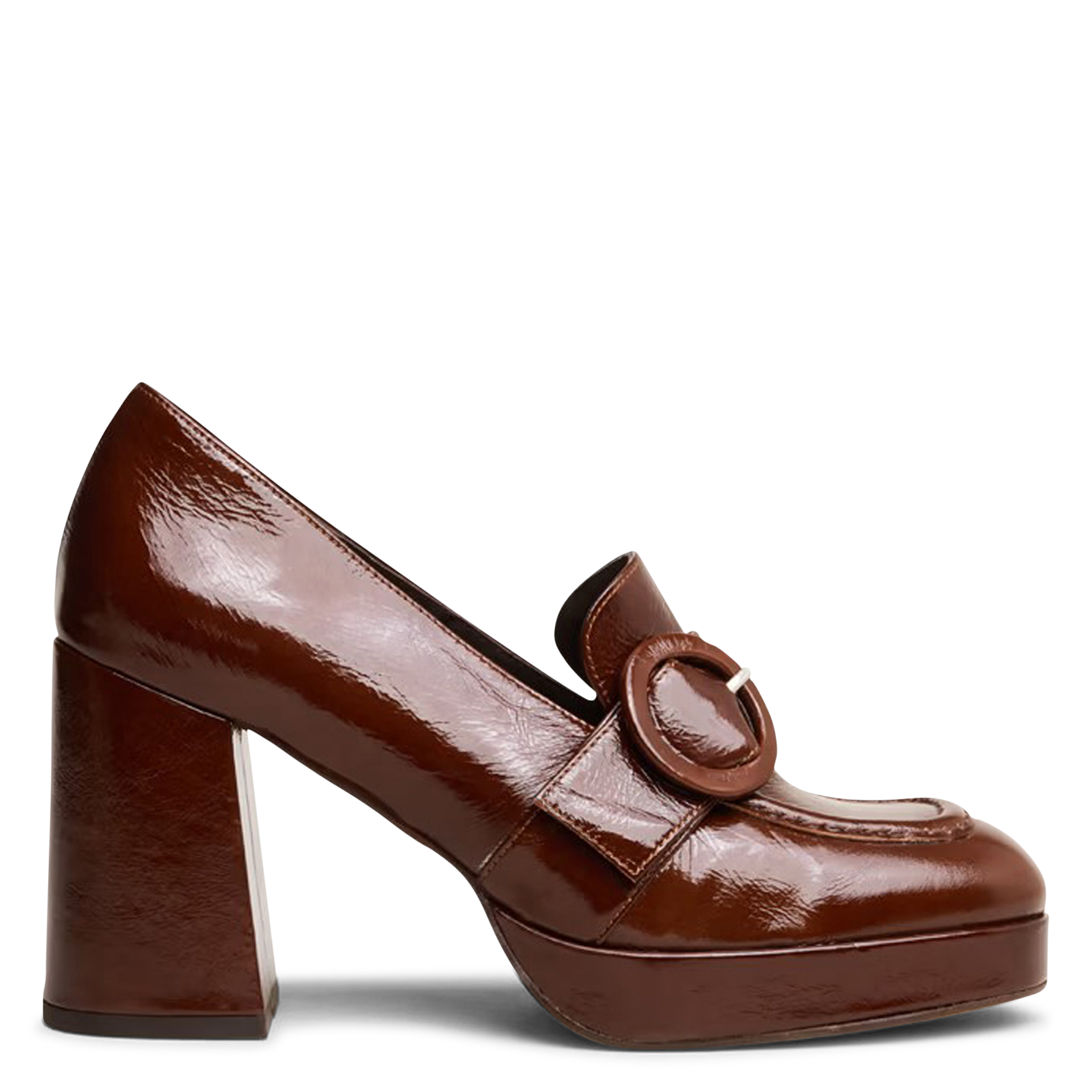 Mocassins en cuir vernis JONAK