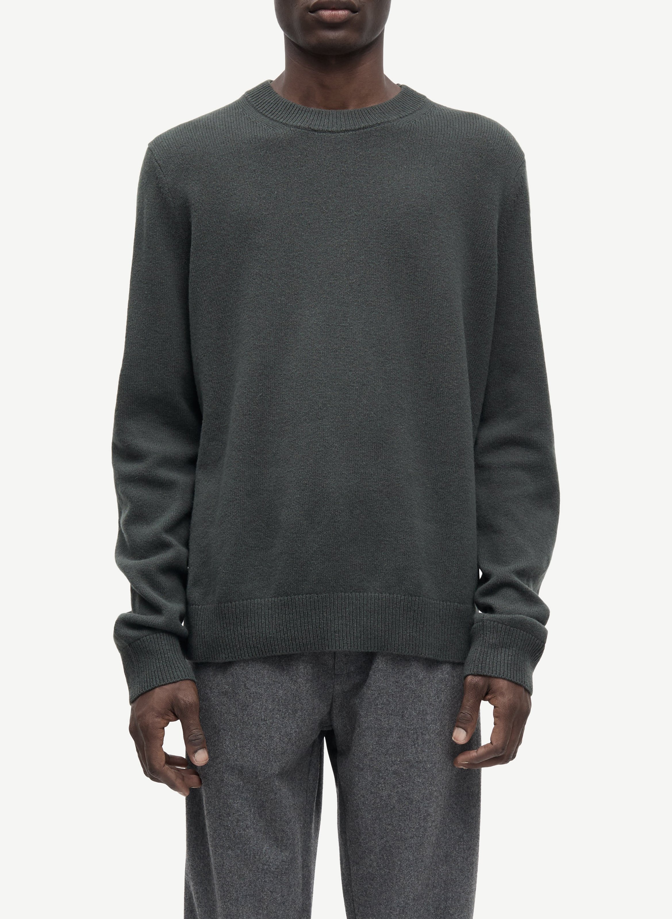 Pull col rond en laine mérinos SAMSOE SAMSOE