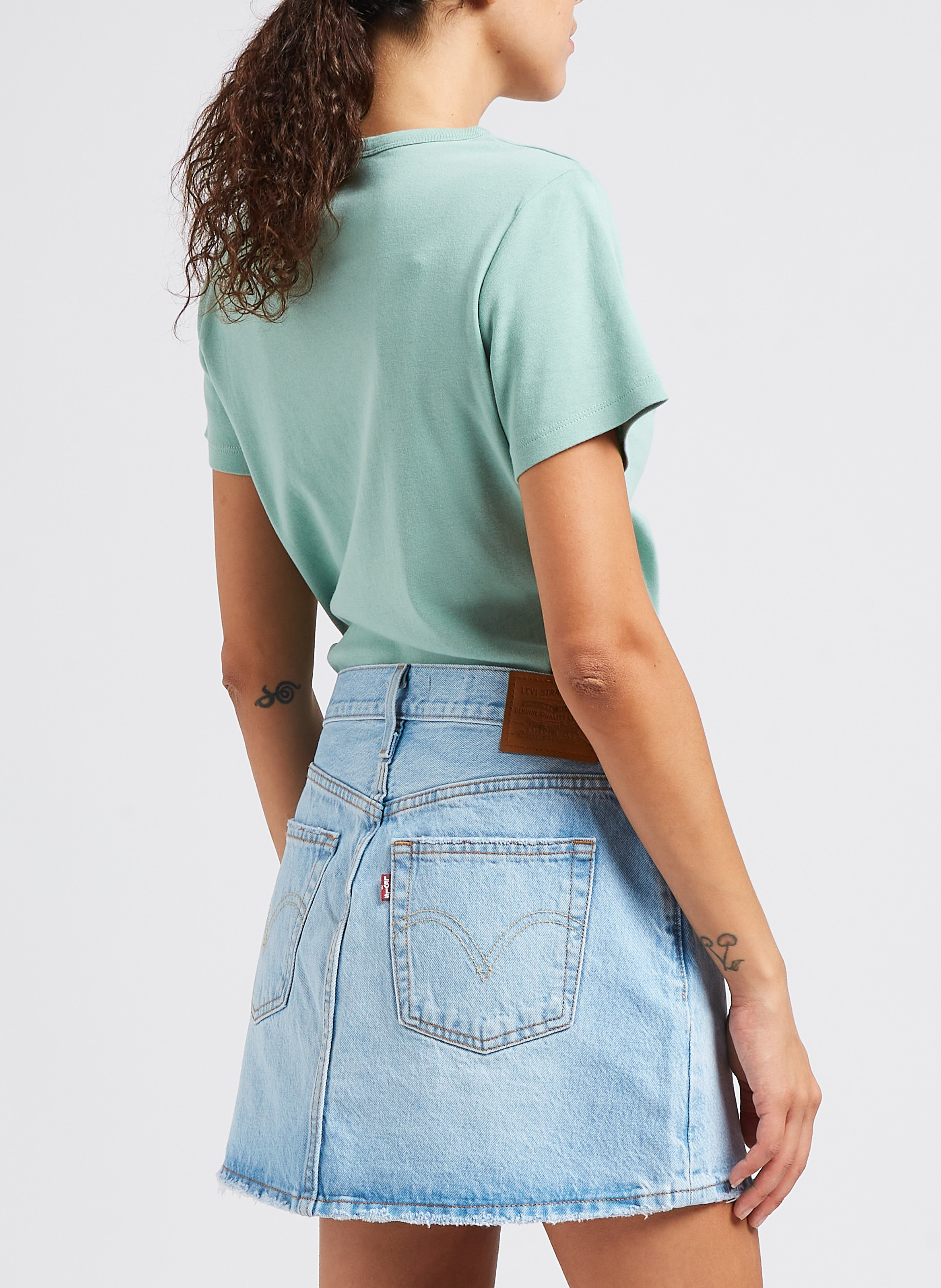 Rundhals-T-Shirt aus Baumwolle LEVI'S Grun
