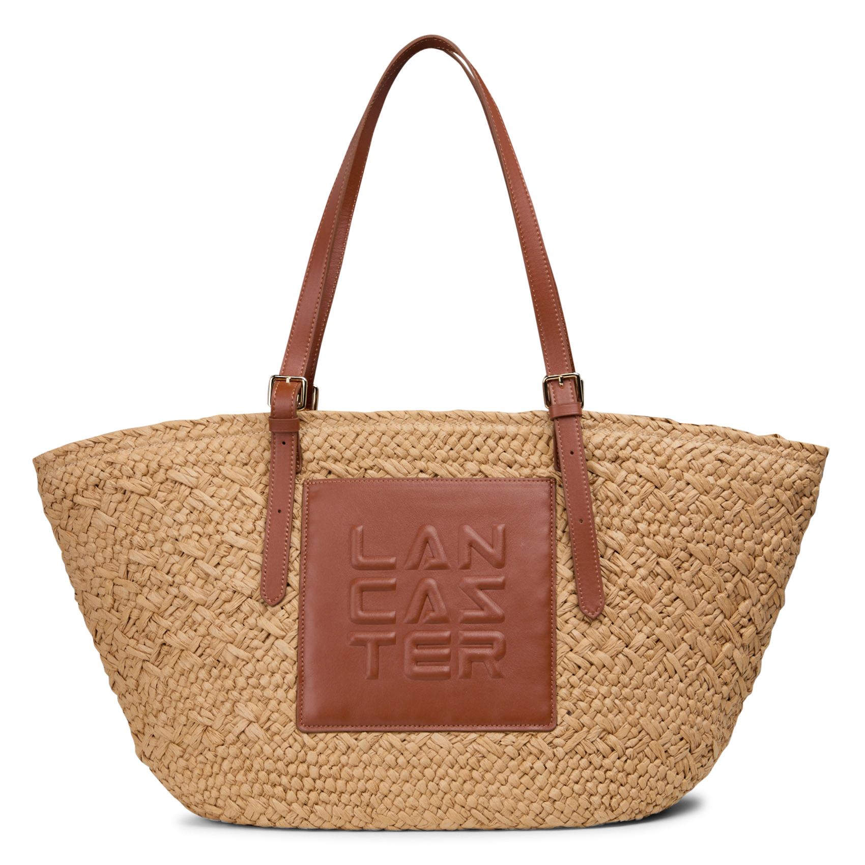 Sac cabas en paille LANCASTER PARIS