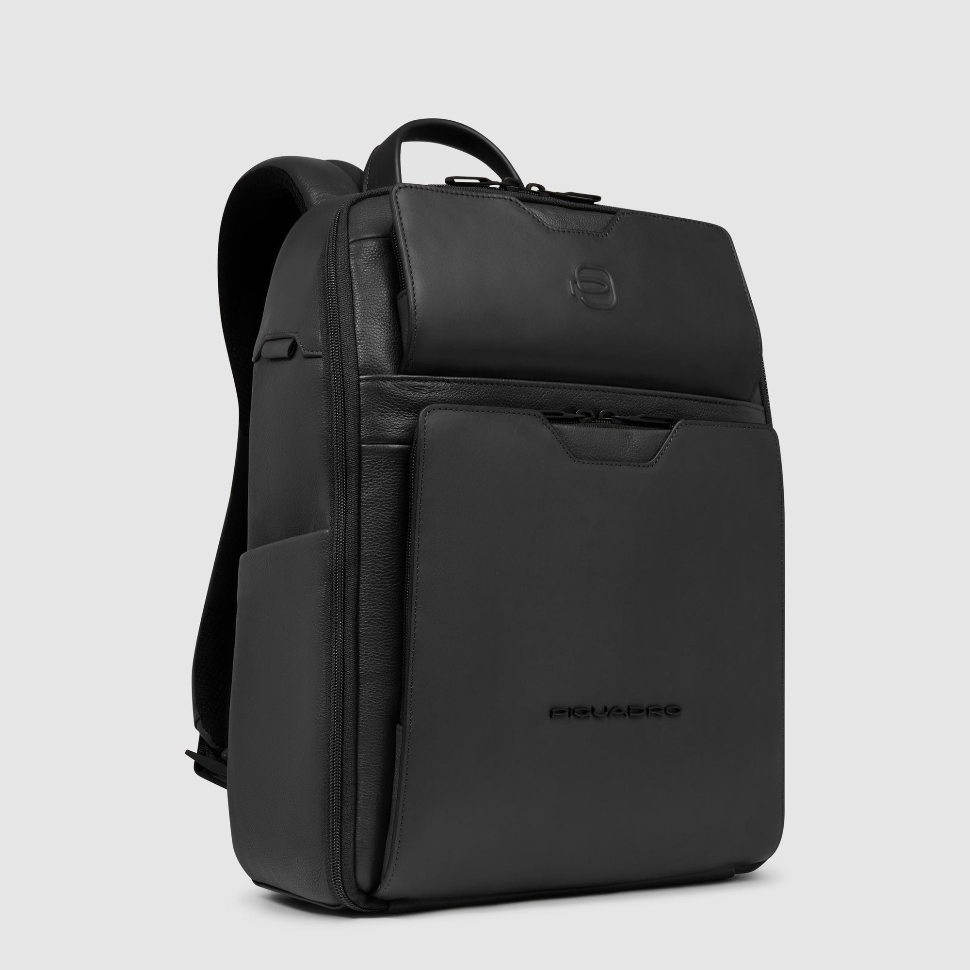 Travel backpack for 13.3" laptop PIQUADRO Black