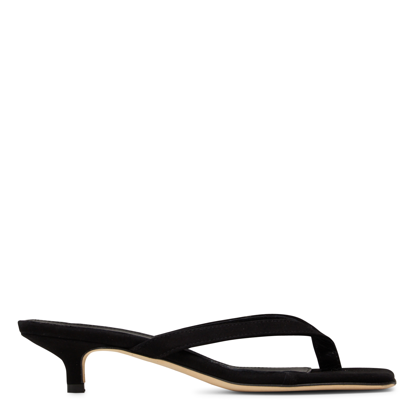 Suede heeled sandals ODARE Black