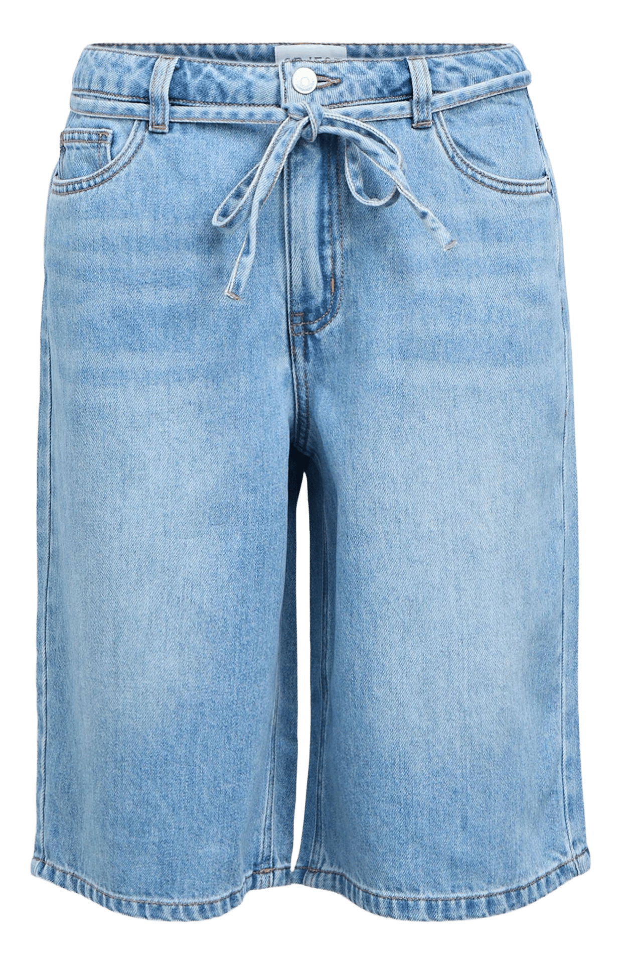 Grote bermuda van biologisch katoenmix OBJECT Blauw