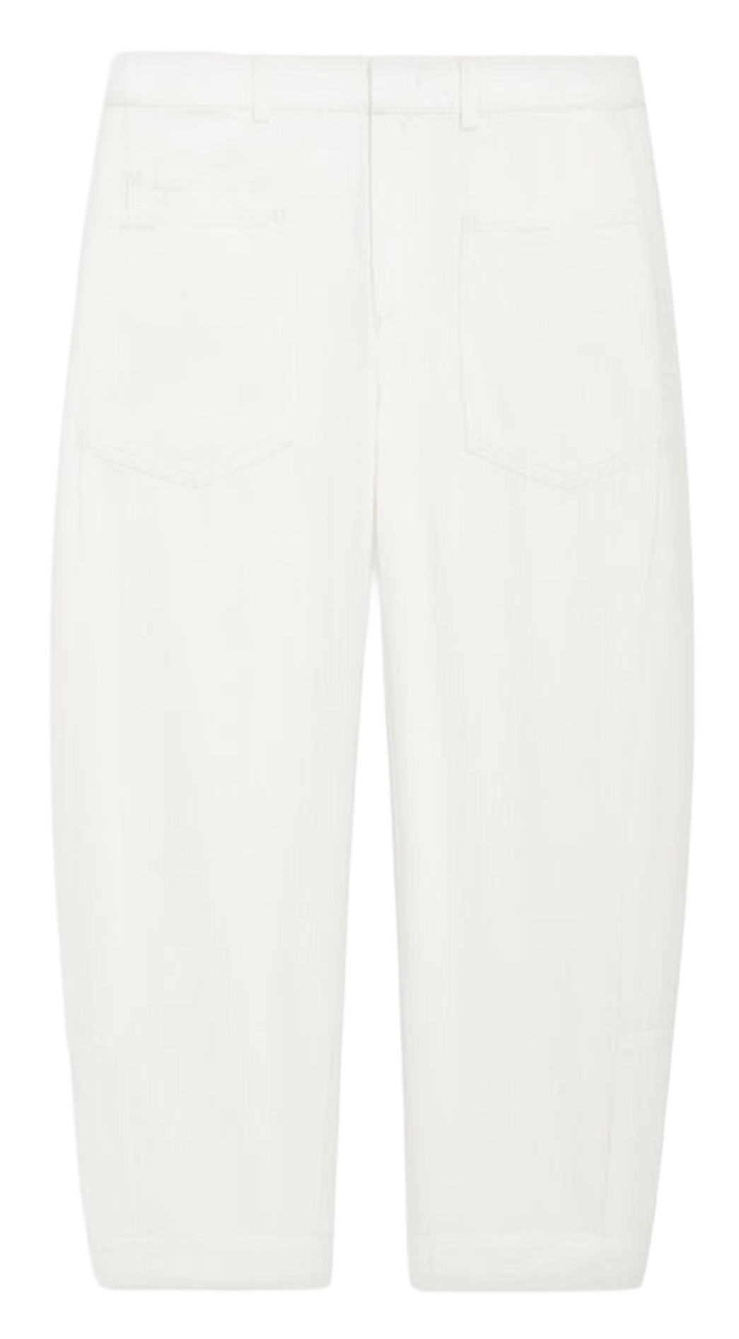 Pantalon large en coton CAROLL Beige