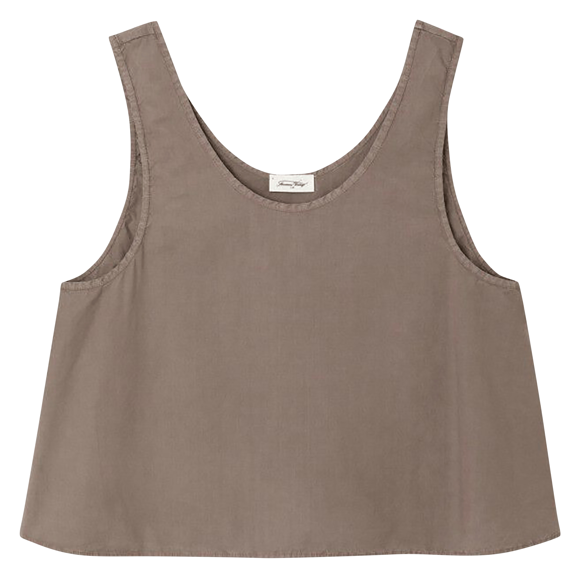 Sleeveless top with a generous cut AMERICAN VINTAGE Grey