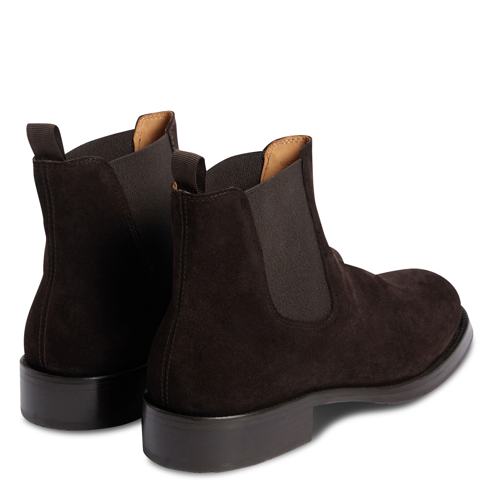 Leather mid-calf boots SANDRO Brown