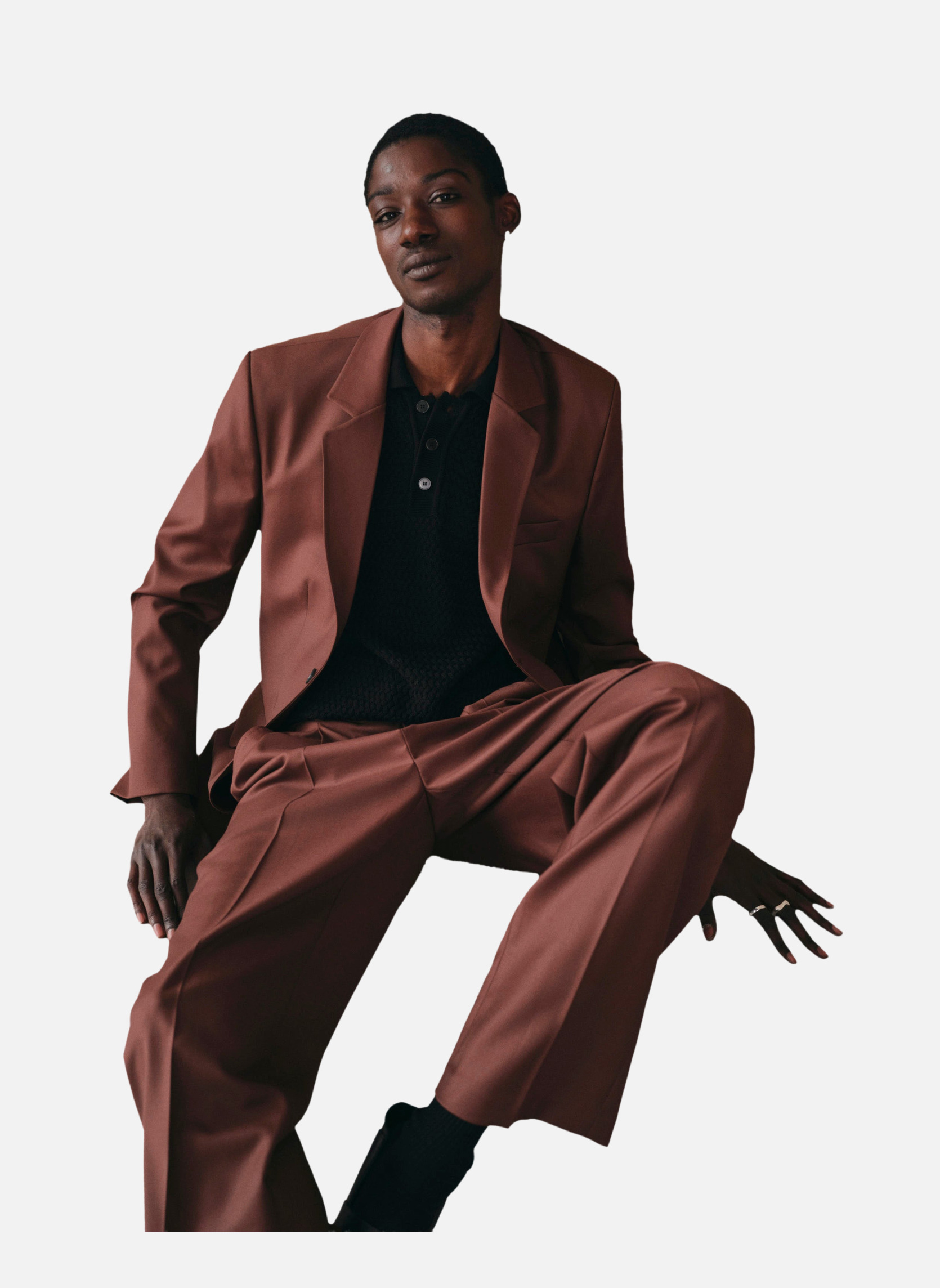Suit jacket Clint mocha Noyoco Brown