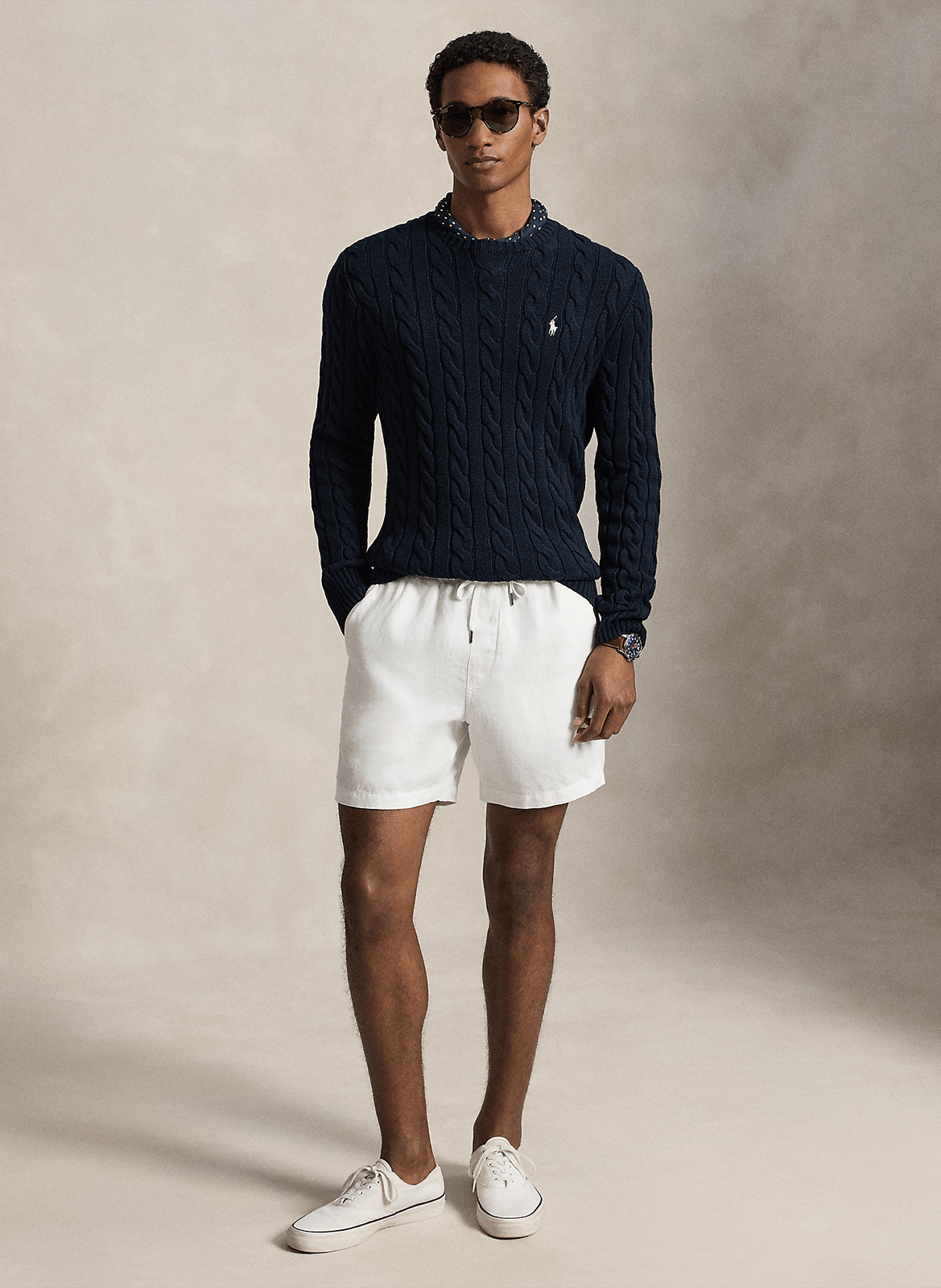 Cotton round-neck sweater  POLO RALPH LAUREN Blue