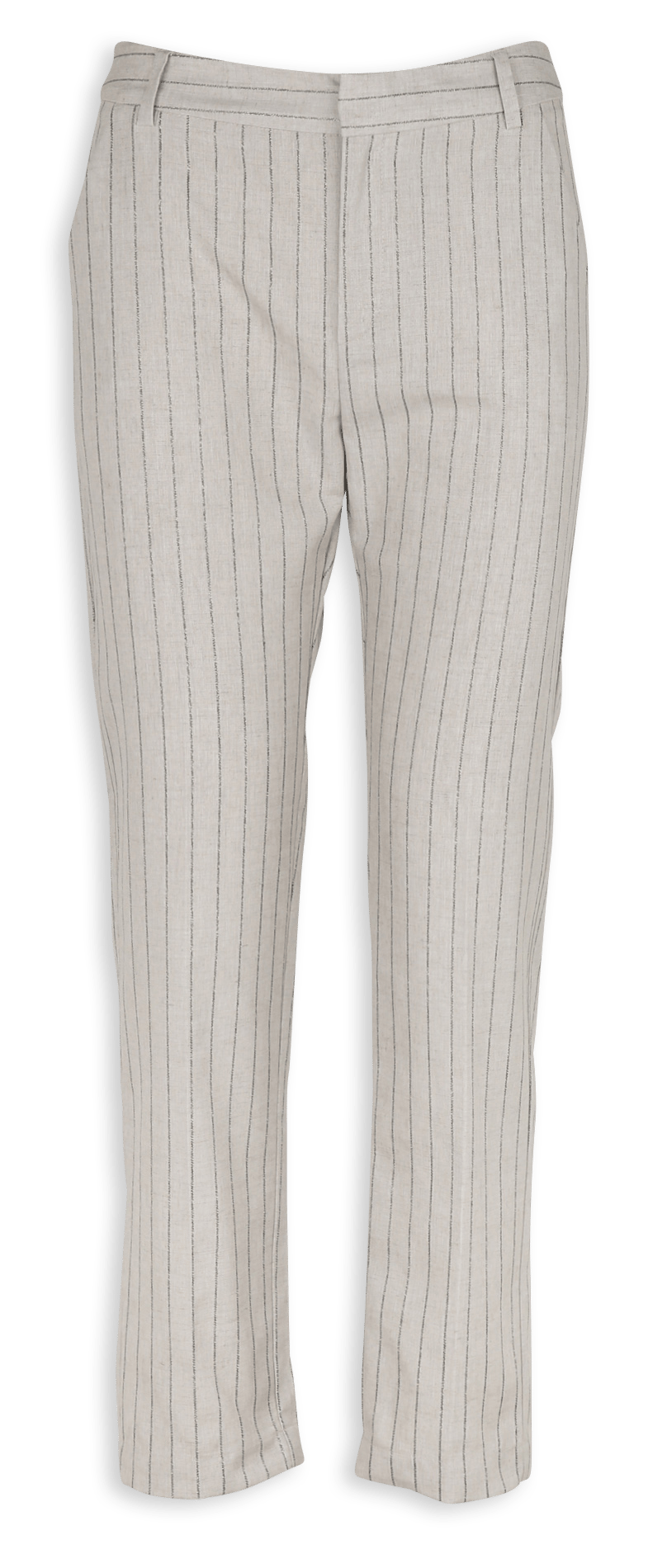 Striped cigarette pants IKKS Beige