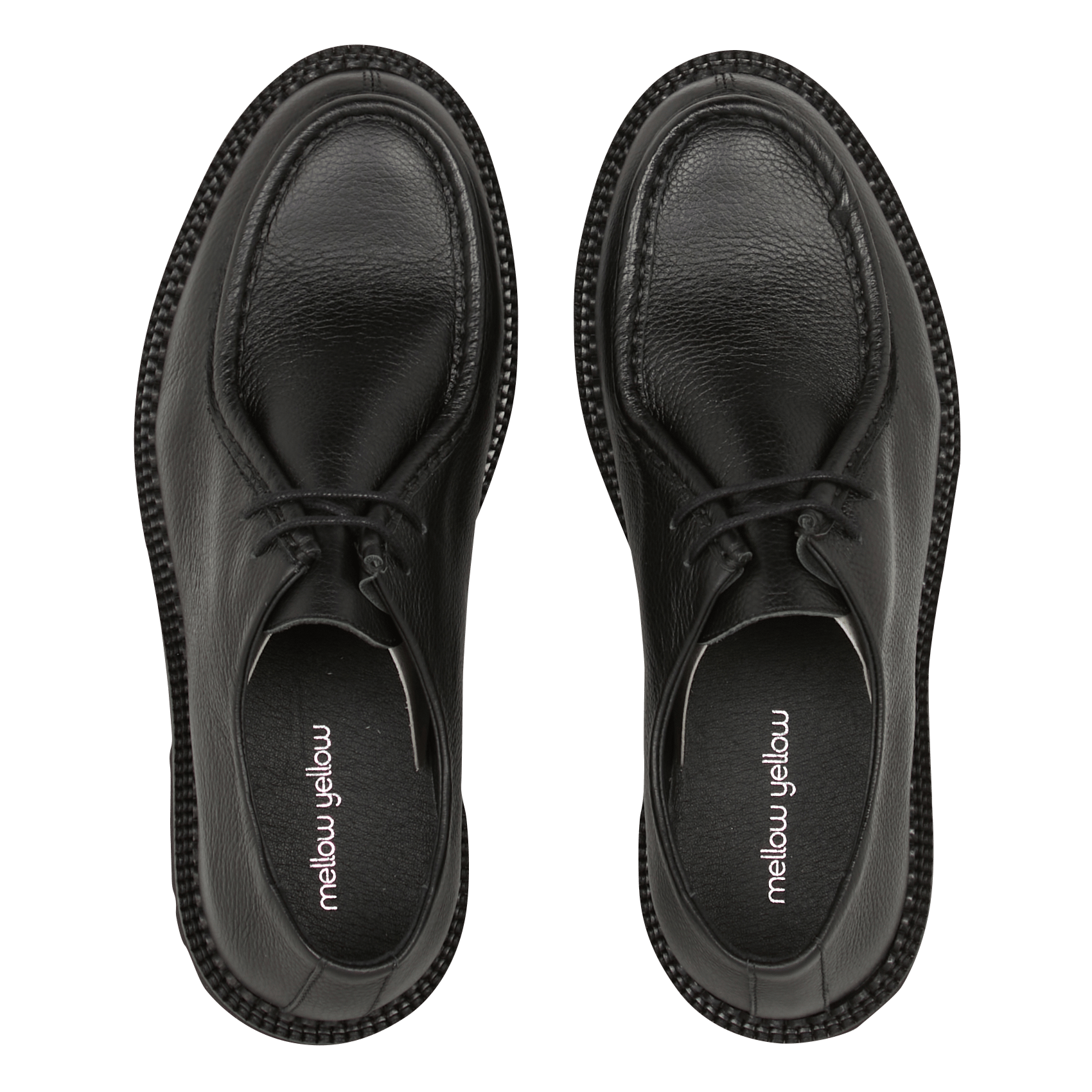 Derbies en cuir MELLOW YELLOW Noir