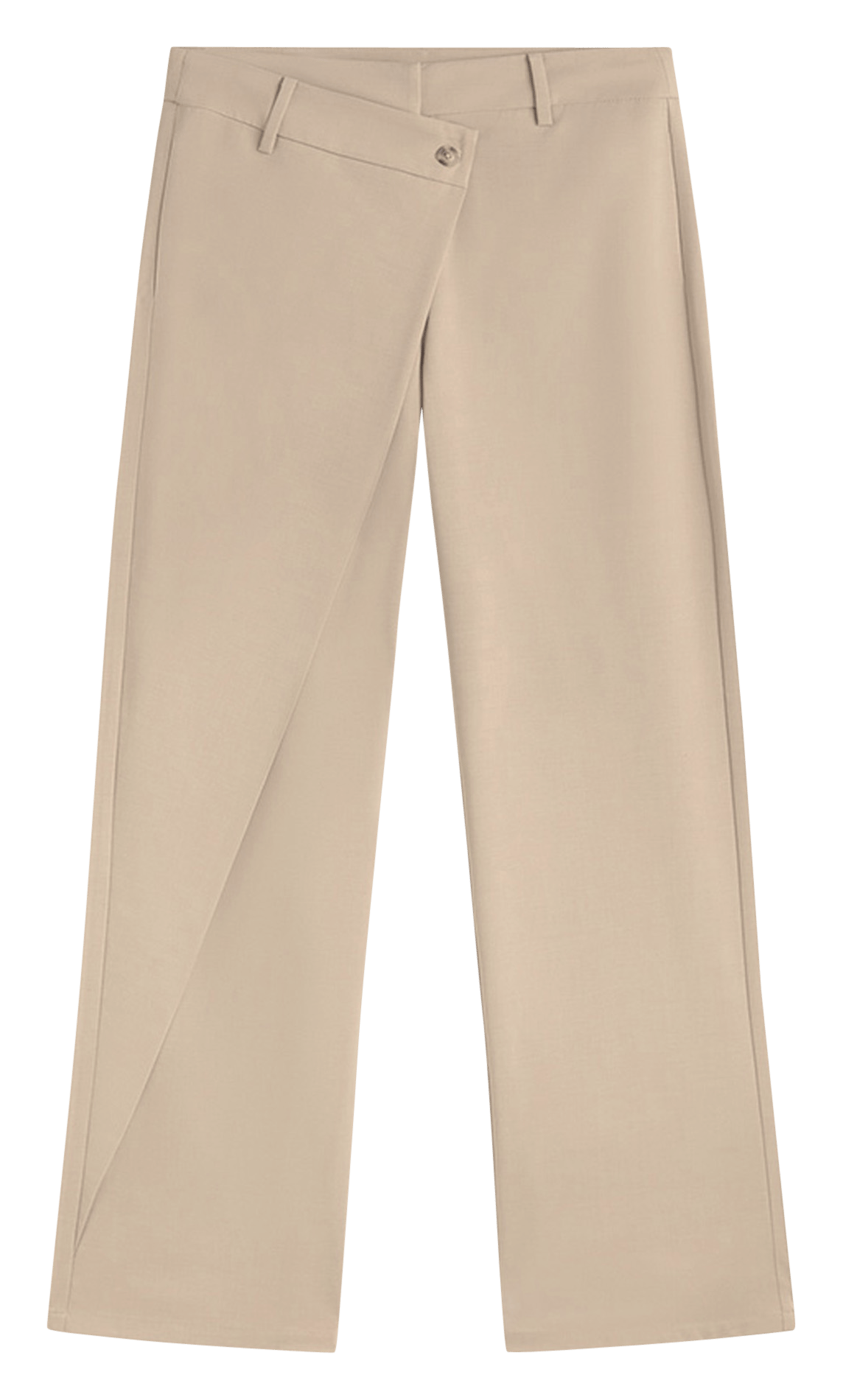 Asymmetric wide-leg trousers SIMORRA Beige