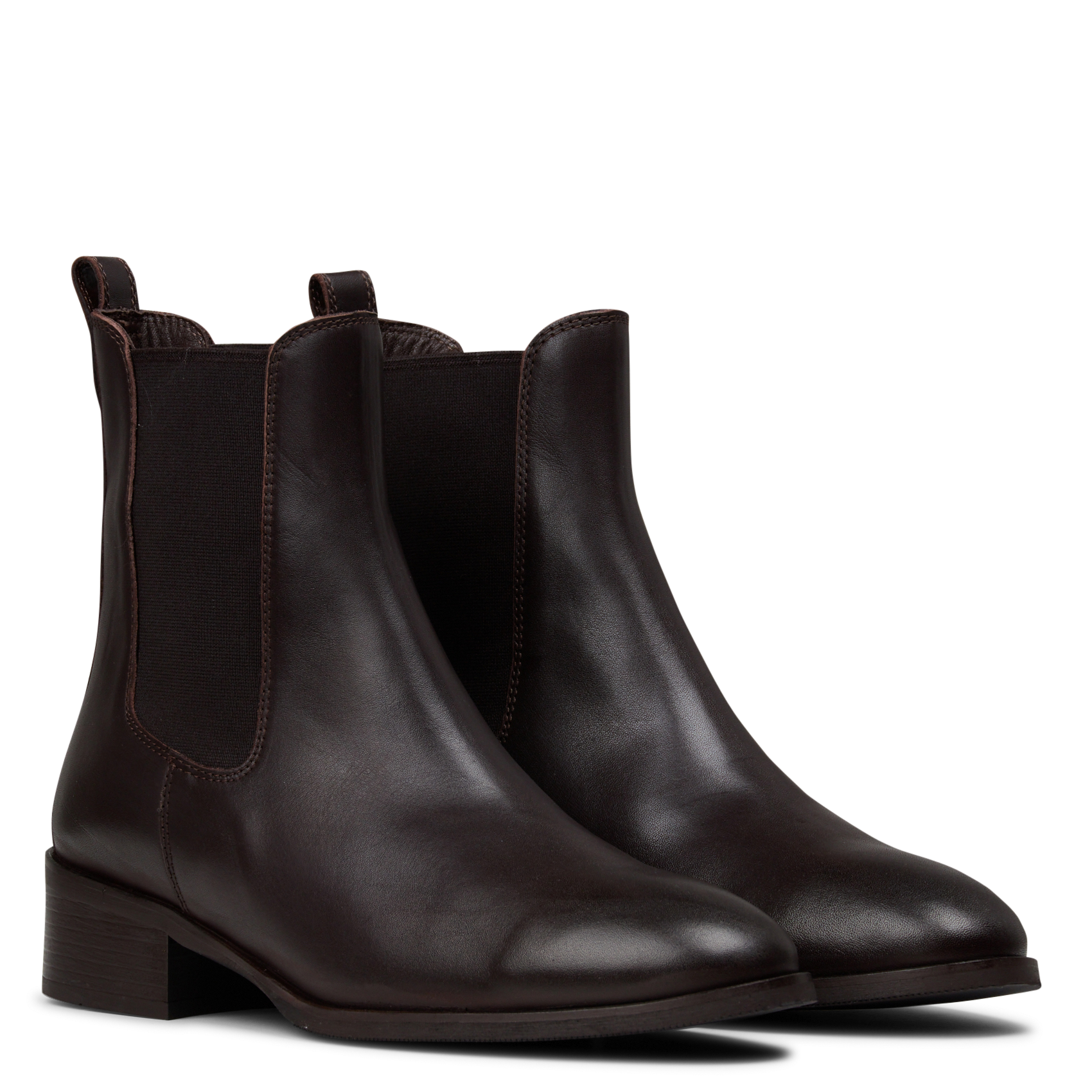Leather mid-calf boots MELLOW YELLOW Brown