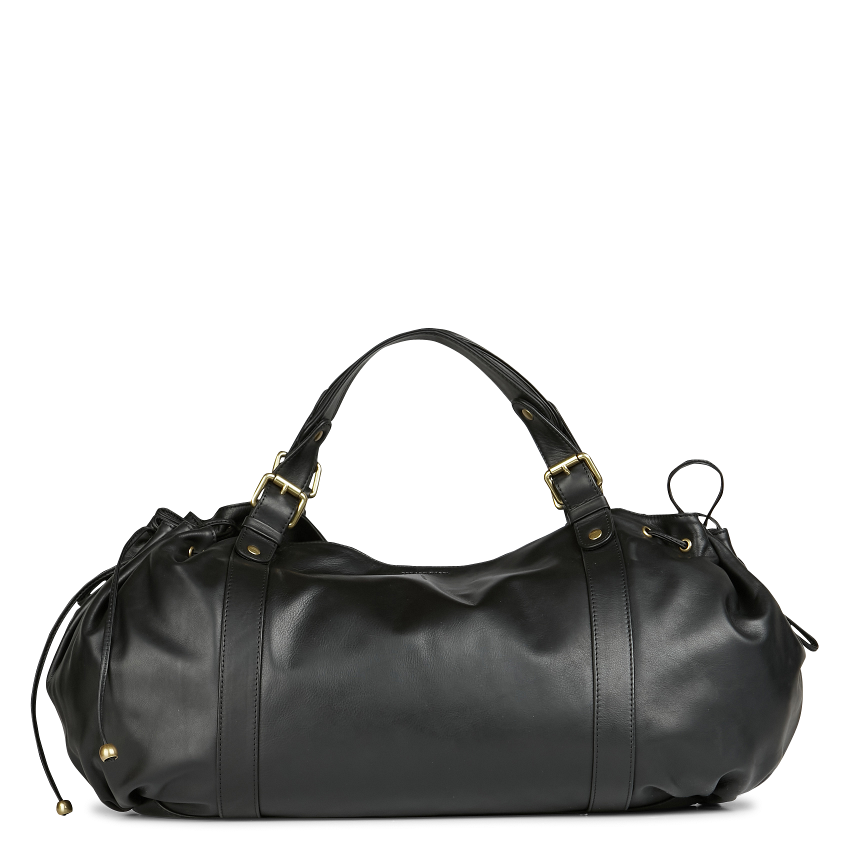 Leather weekend bag GERARD DAREL Black