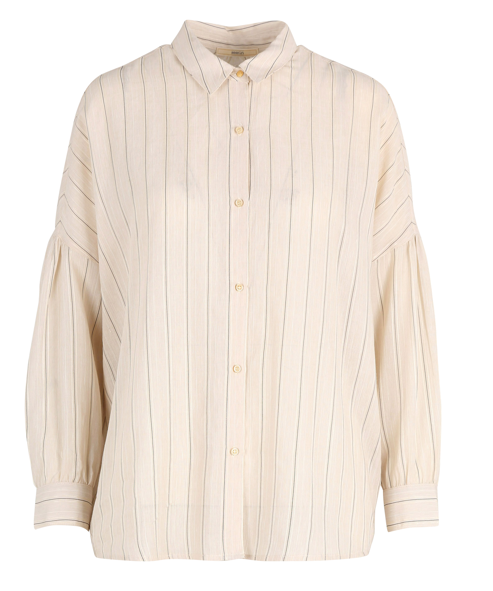 Chemise ample col classique SESSUN Beige