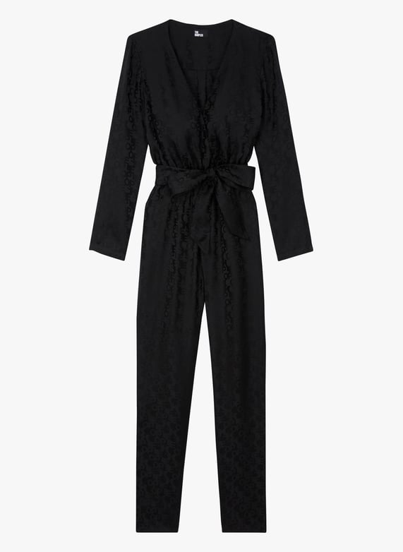 Combinaison à logo jacquard Noir The kooples Femme Place des