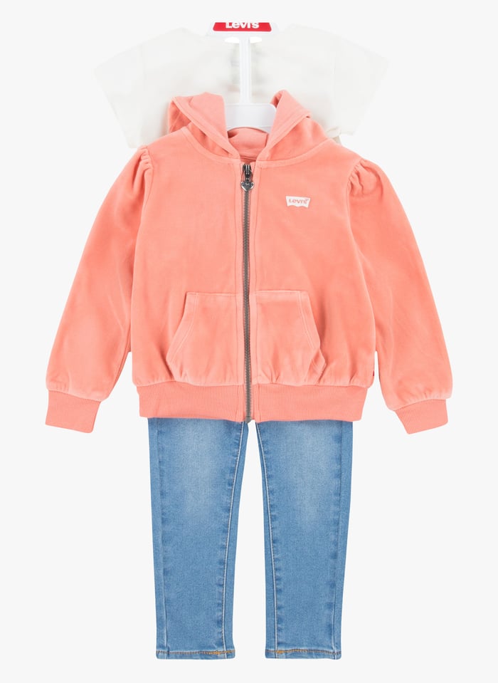 Orange Jeans and sweater set