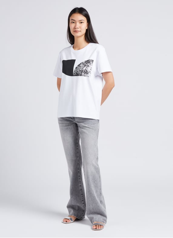 Sandales plates en cuir métallisé - Look 9