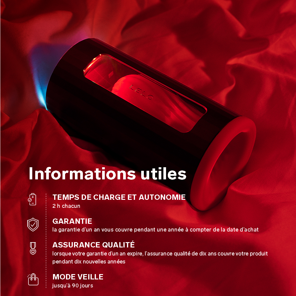 Men's masturbator with an app LELO Rouge