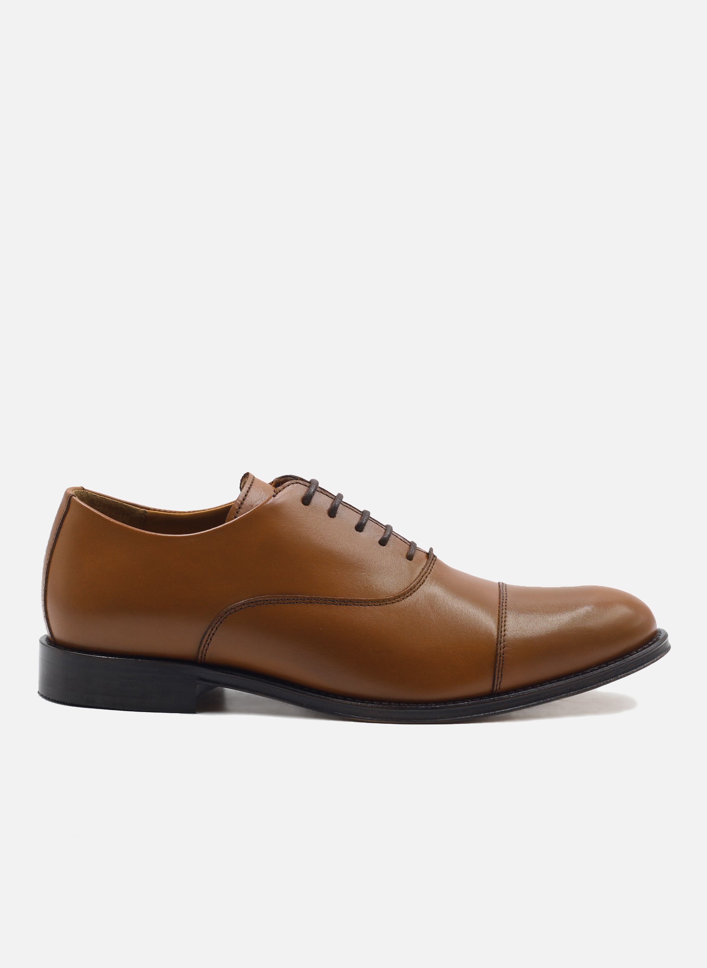 Leather Oxford Richelieu shoes JULES & JENN Brown