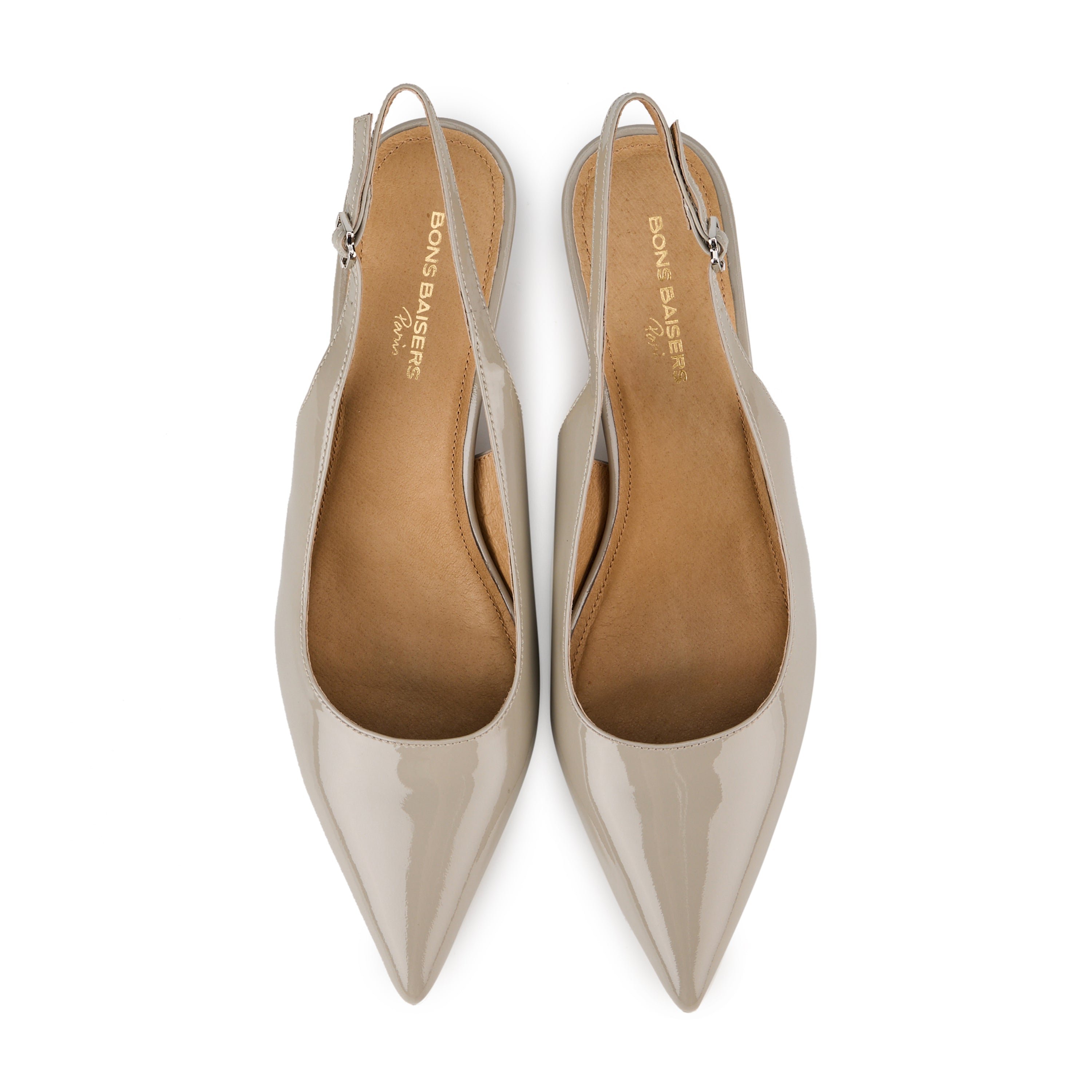 Beyou suede high heels  BONS BAISERS PARIS Grey