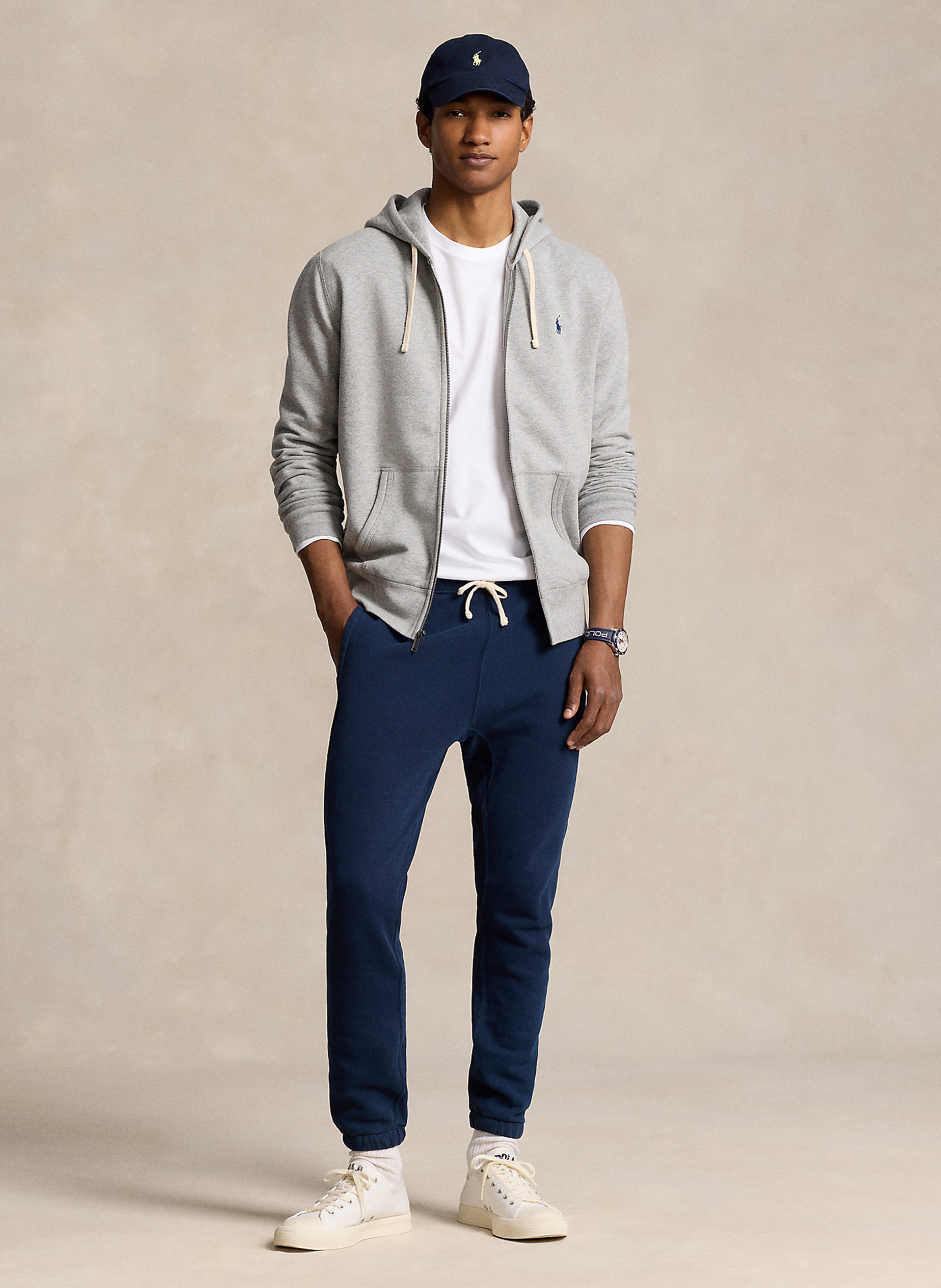 Sweat à capuche en coton mélangé POLO RALPH LAUREN Multicolore