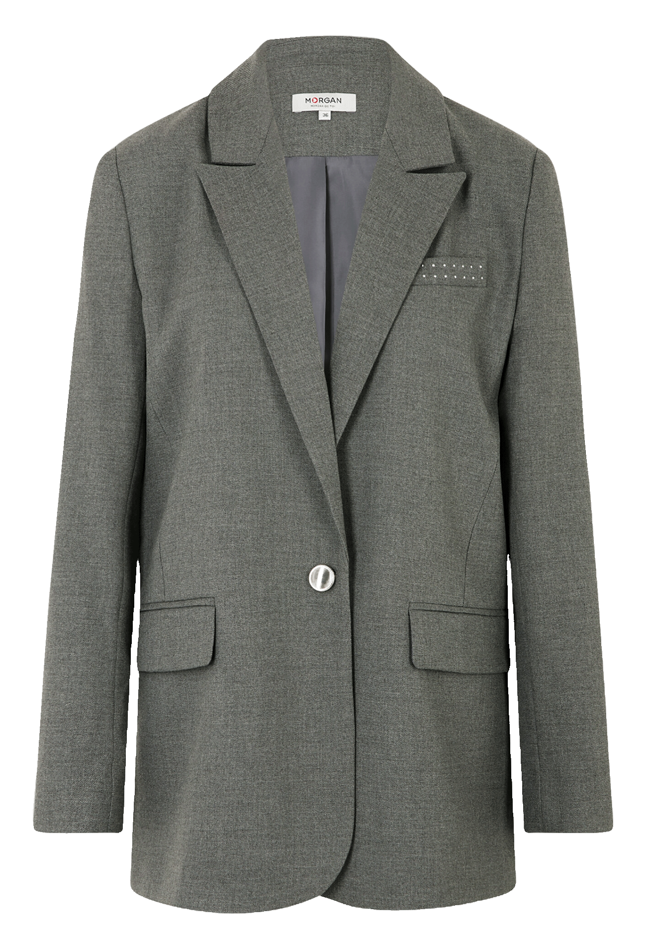 Straight suit jacket Grey