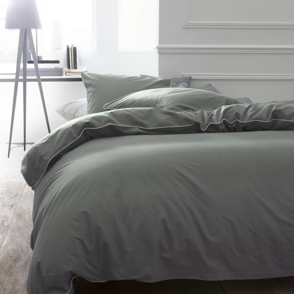 Cotton bedding set TODAY LINGE DE MAISON Green